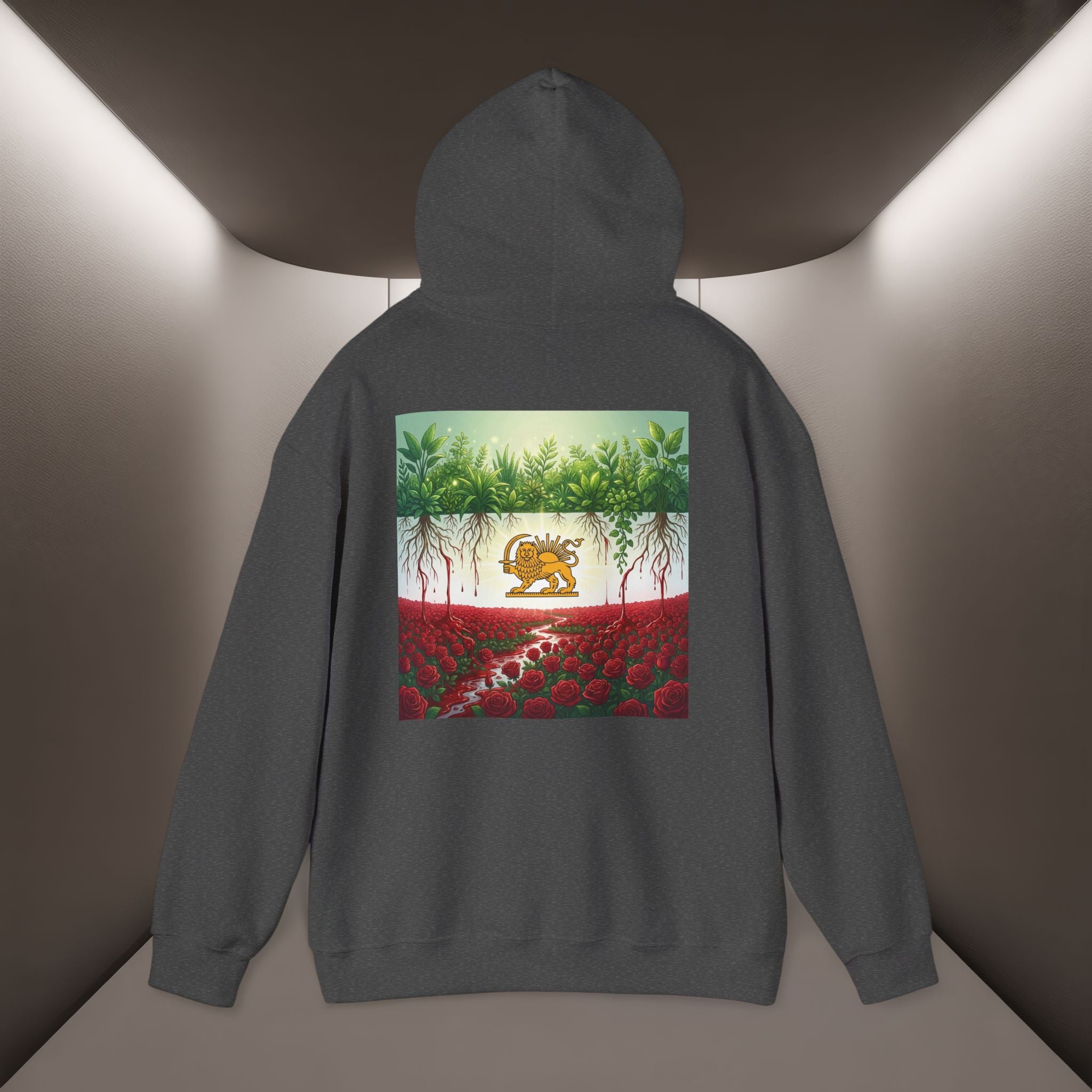 Persian Flag Conceptual Graphic, Unisex Hoodie