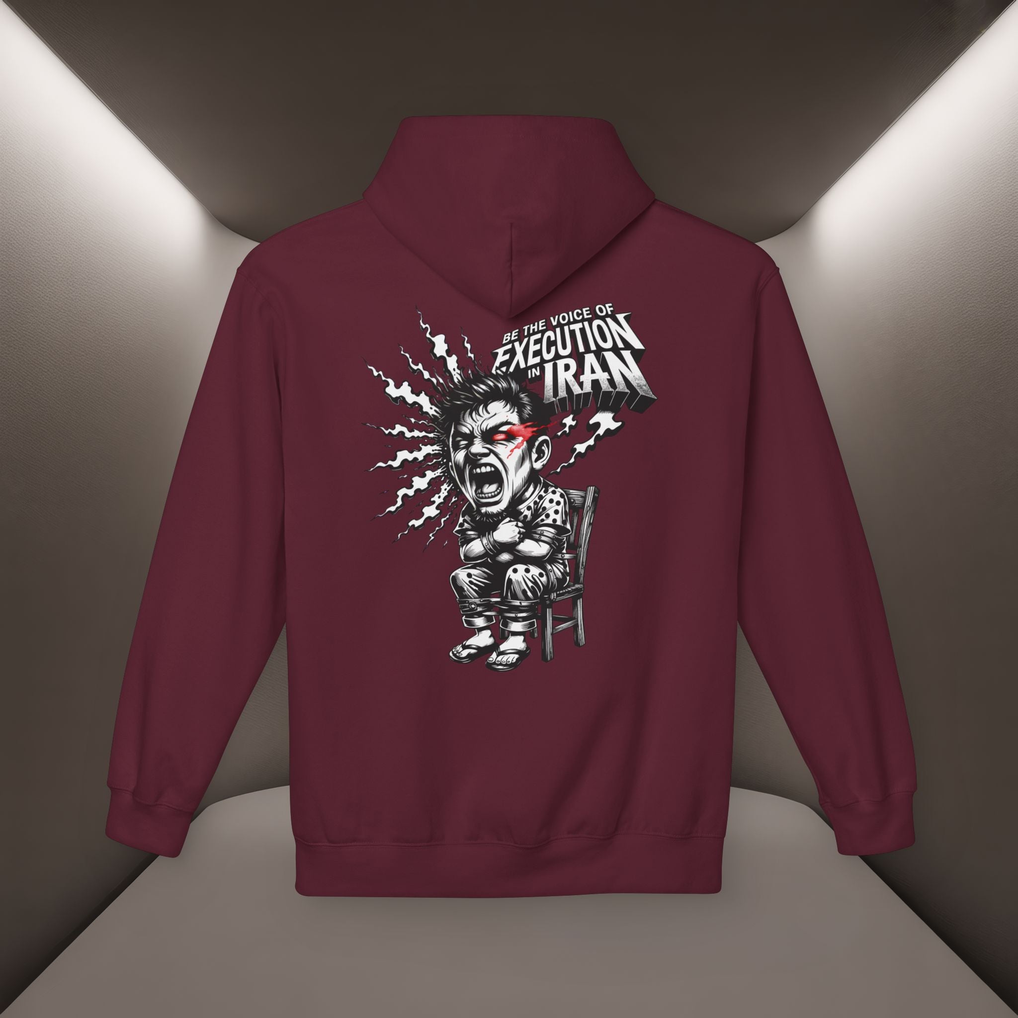 Be the Voice of execution in Iran Hoodie - 47 years Skull Hoodie