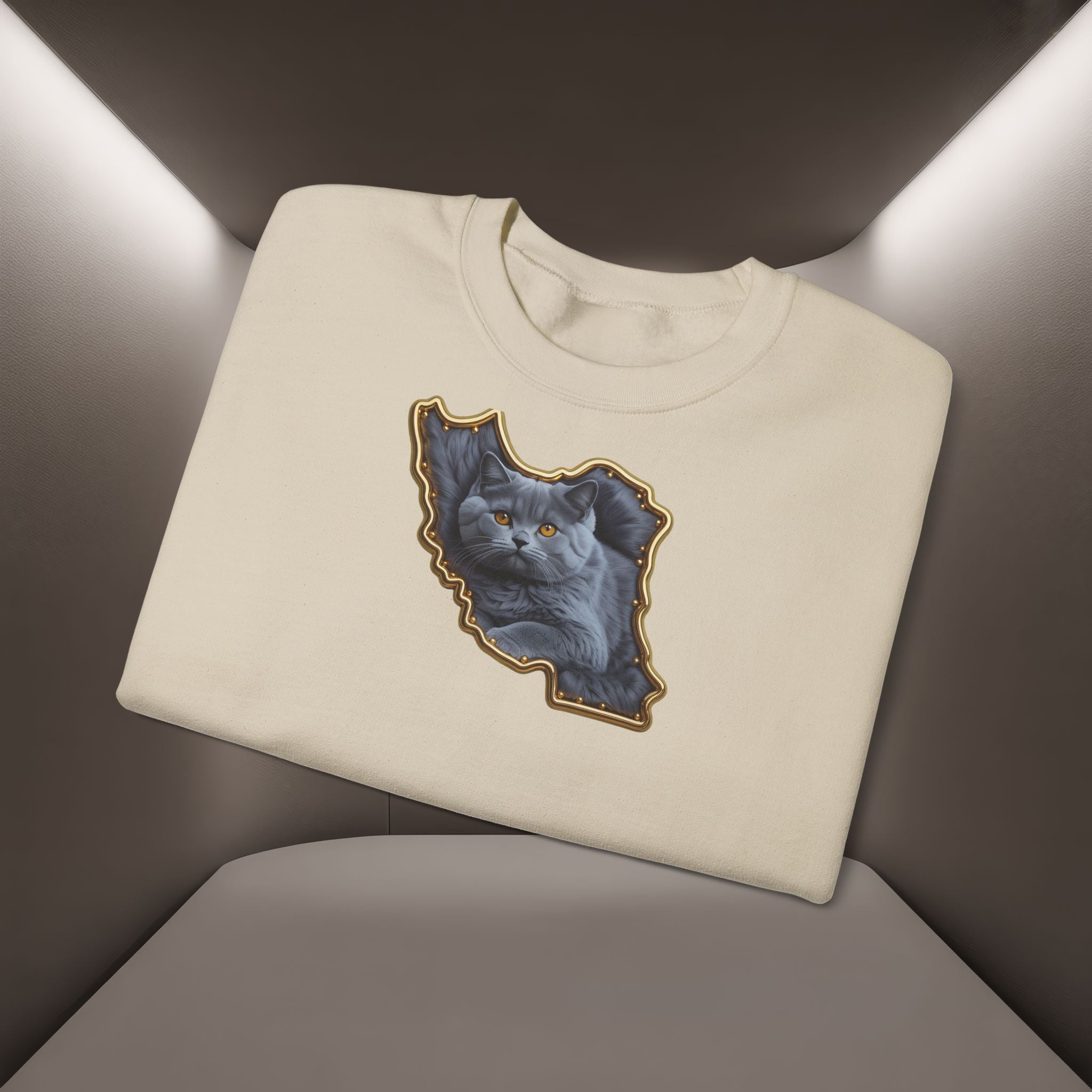 Persian cat & Persian Map Graphic Design Unisex Sweatshirt — Premium quality