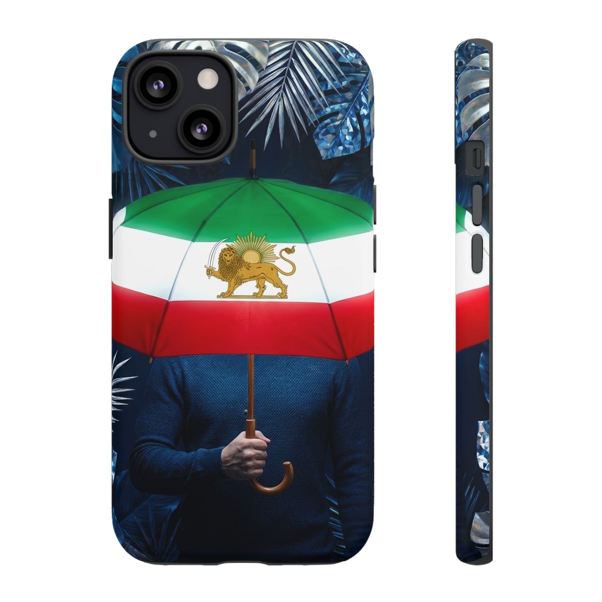 Iran Flag umbrella design phone Case