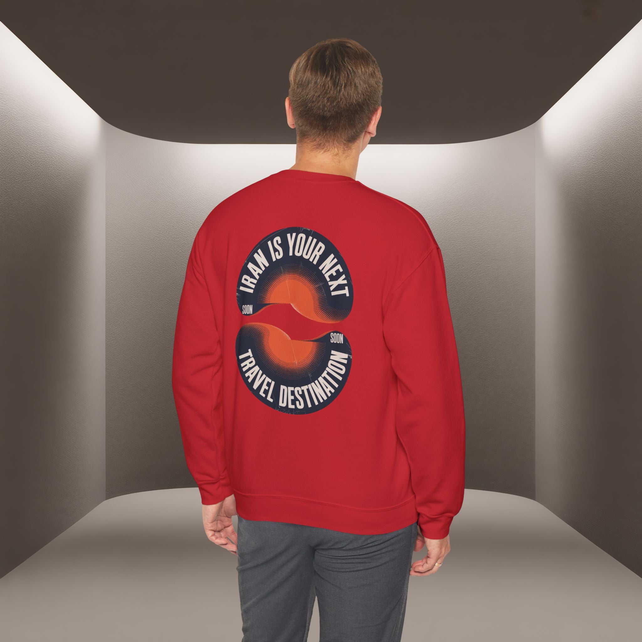"Iran is your Next Travel Destination" Soon Sweatshirt " Javid Shah Design
