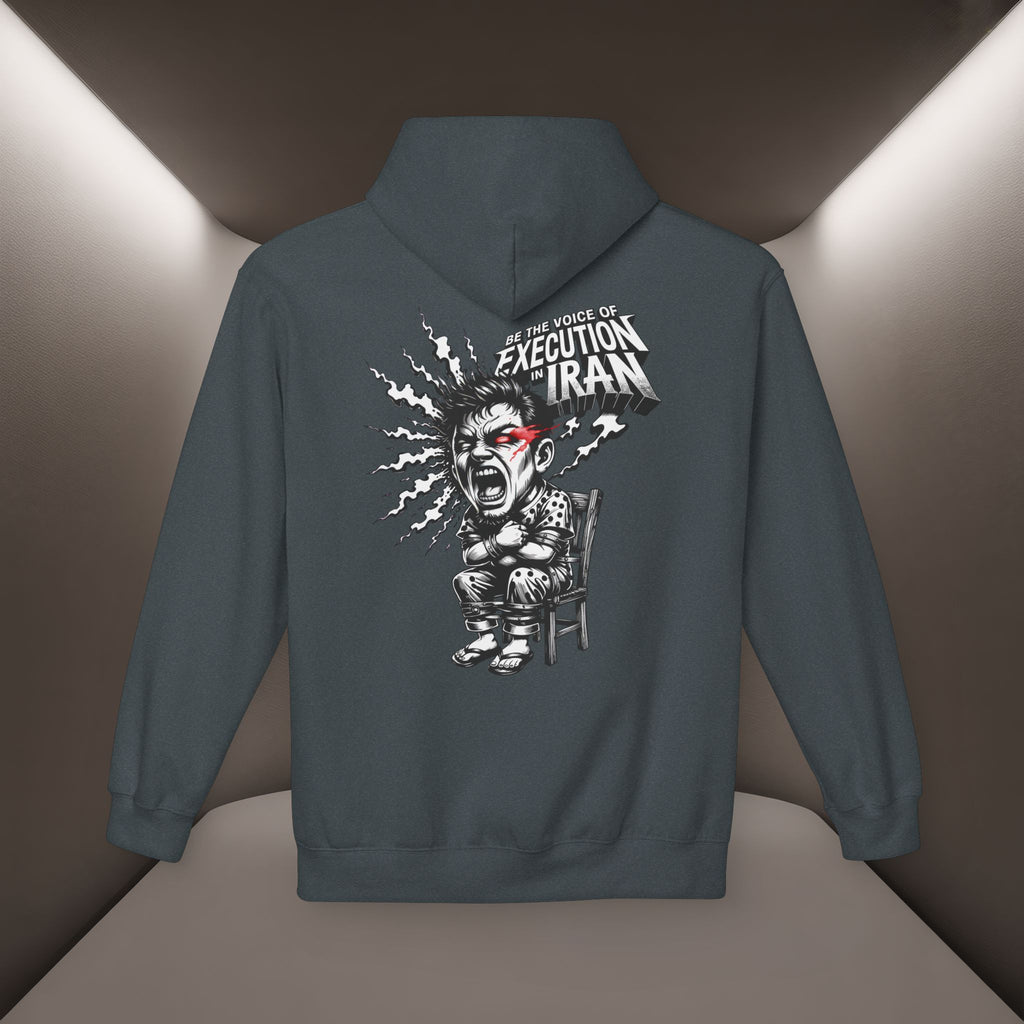 Be the Voice of execution in Iran Hoodie - 47 years Skull Hoodie