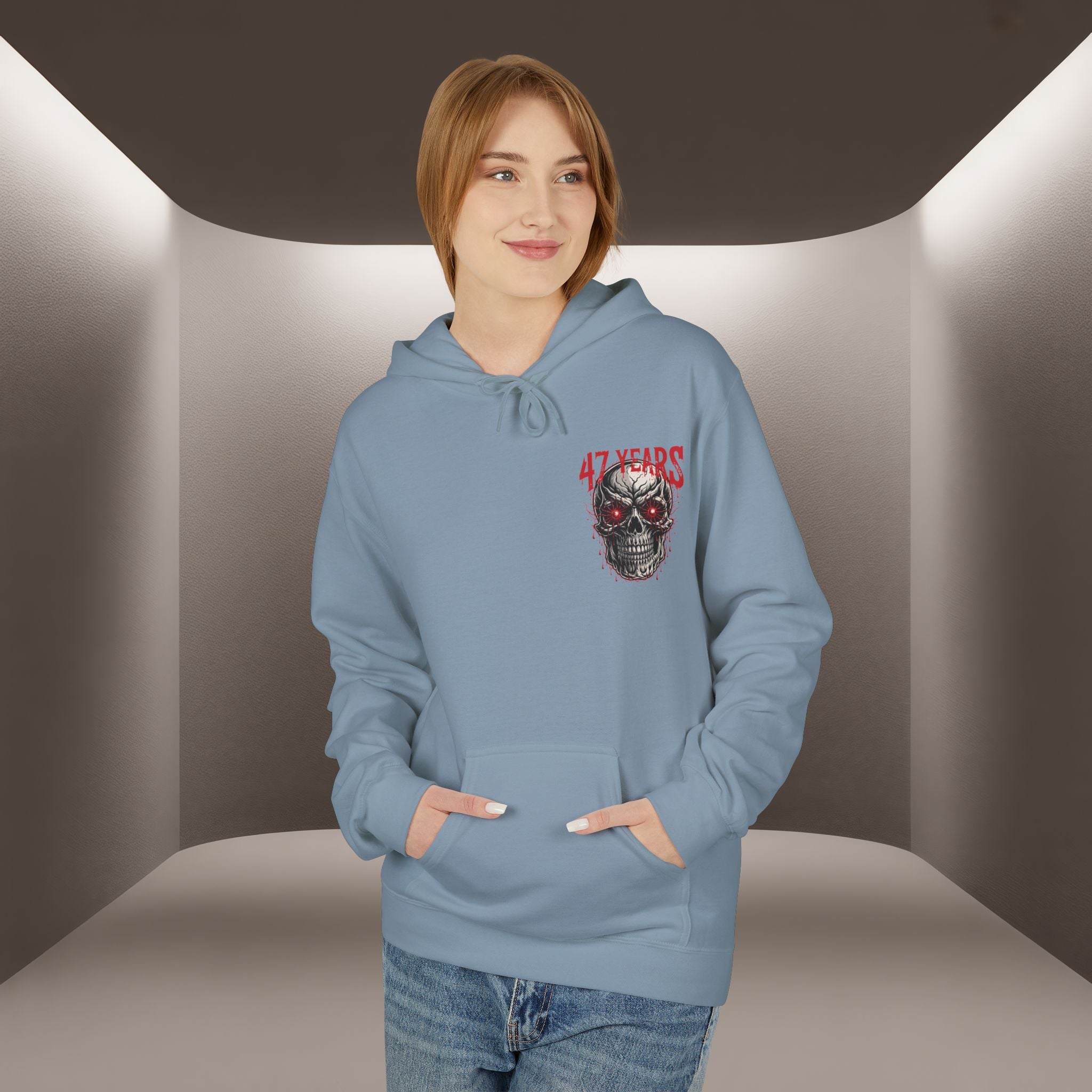 Be the Voice of execution in Iran Hoodie - 47 years Skull Hoodie