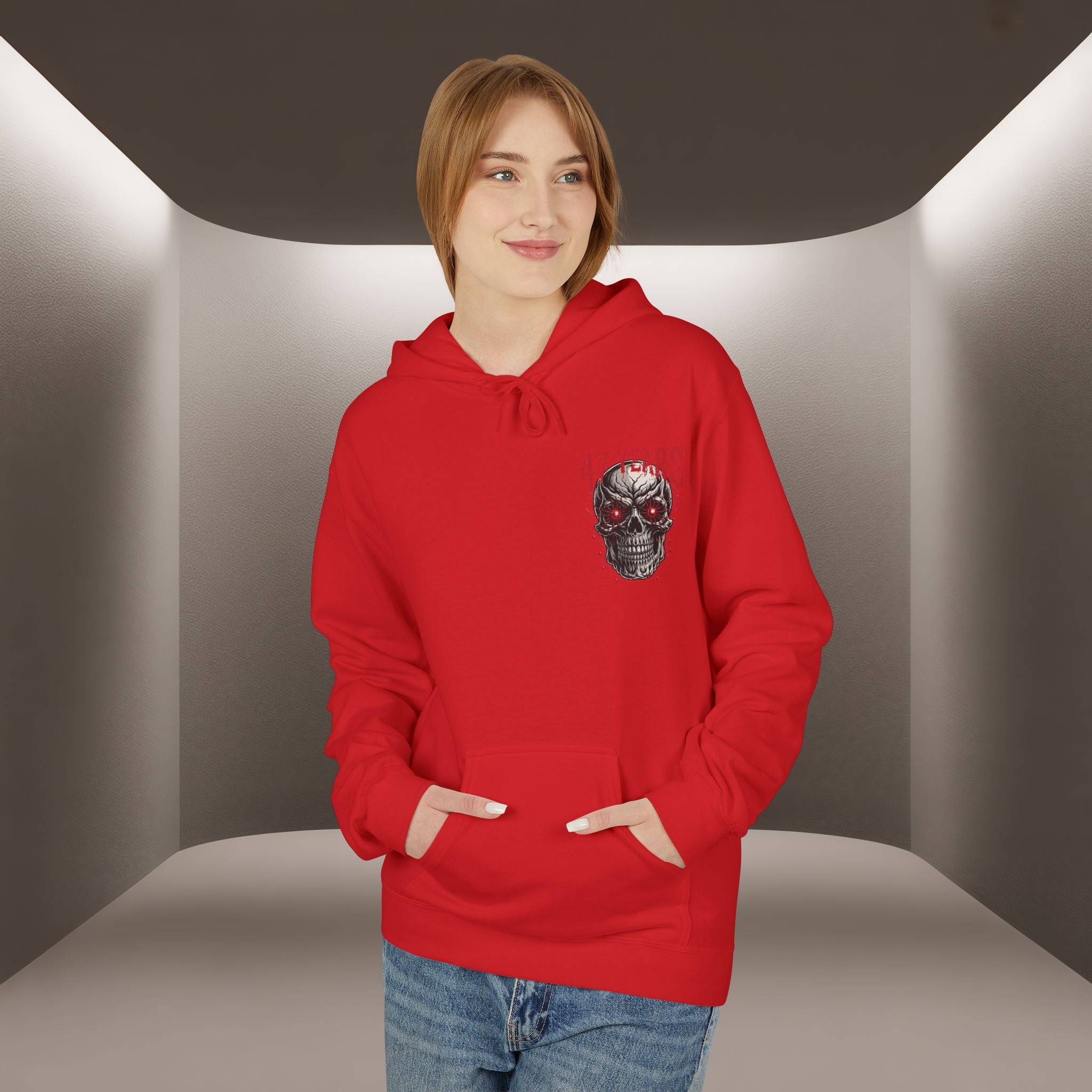 Be the Voice of execution in Iran Hoodie - 47 years Skull Hoodie