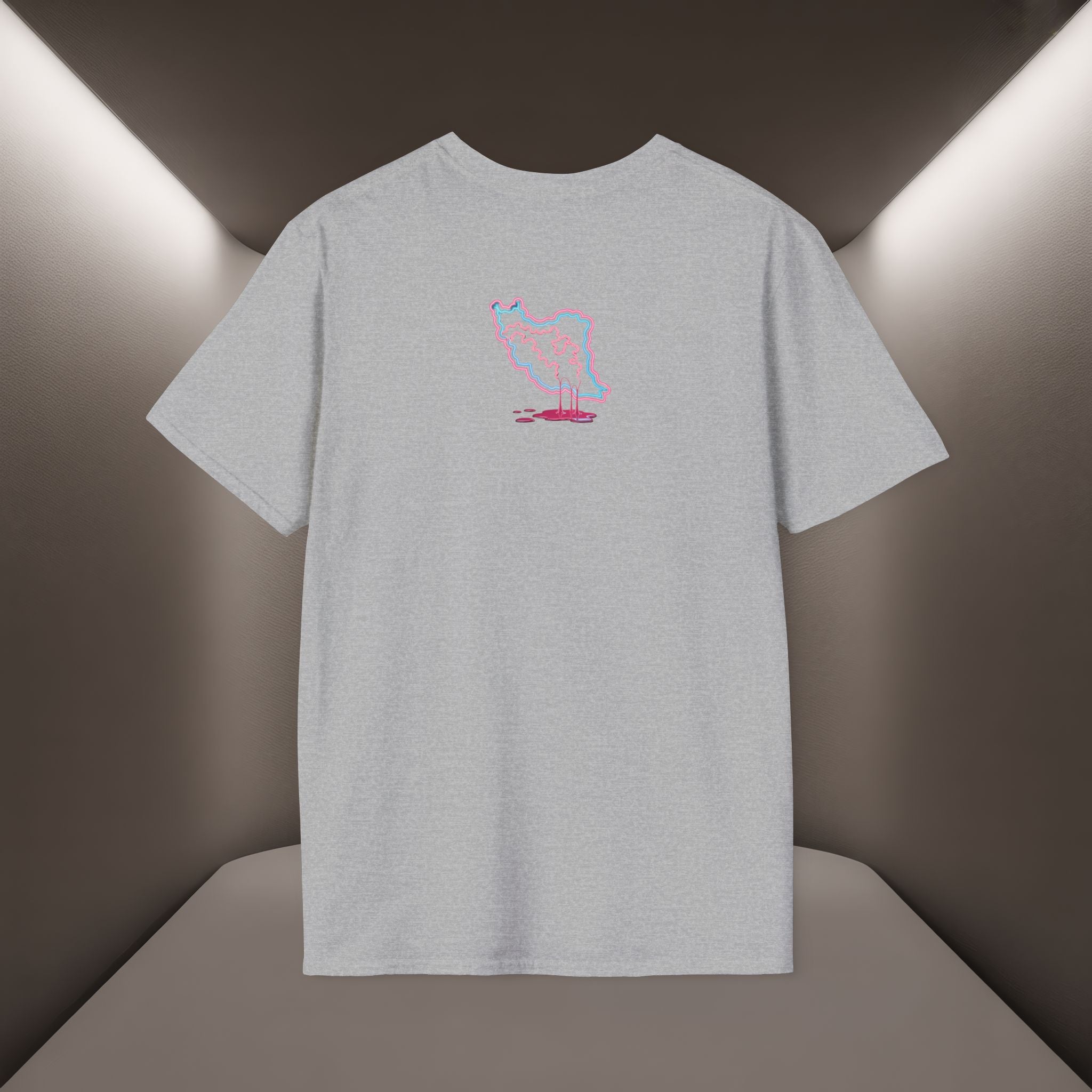 Free Iran T-Shirt — Neon design, Premium Quality