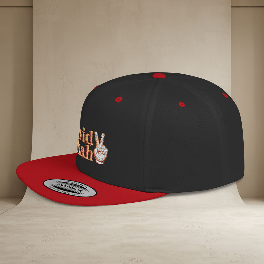 Javid Shah Embroidered Snapback Hat — (GoldoOzi)