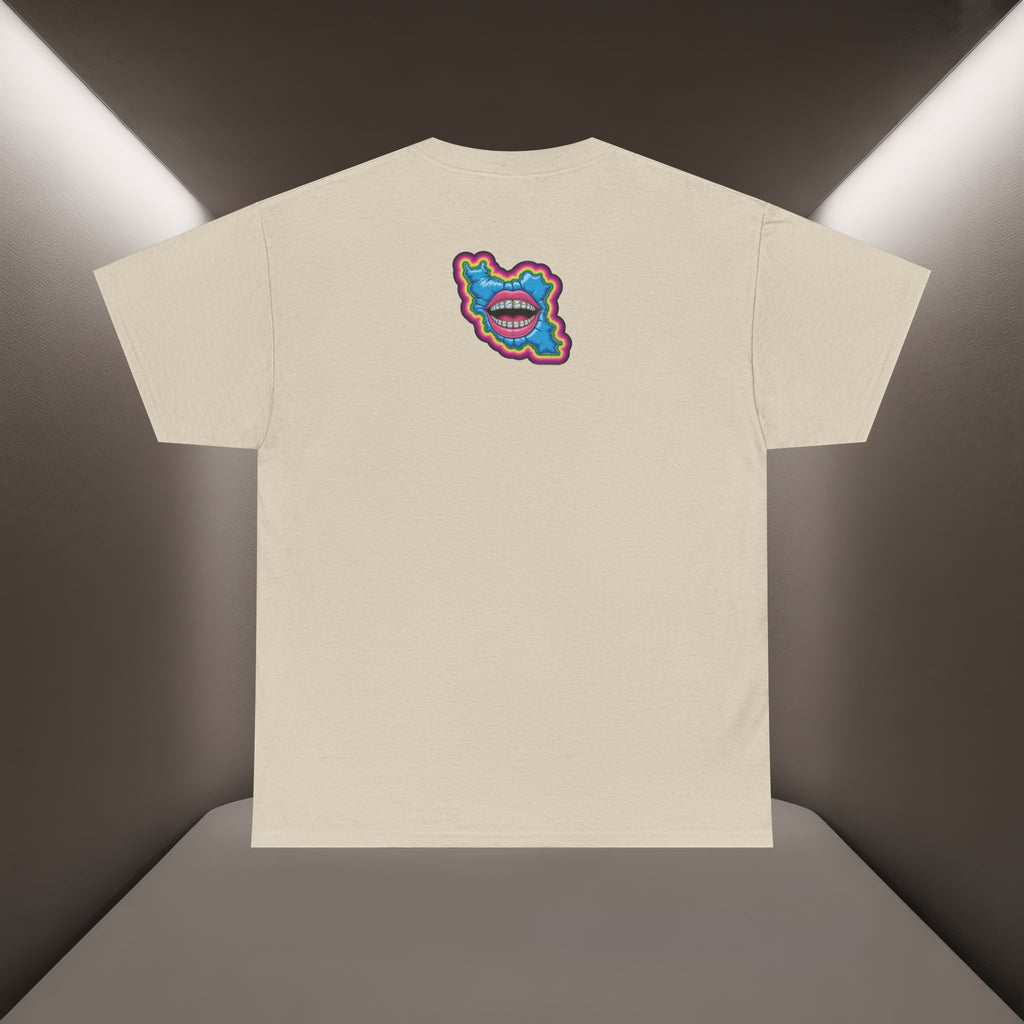 Neon Skull in Iran's map shape T-Shirt — Premium Quality