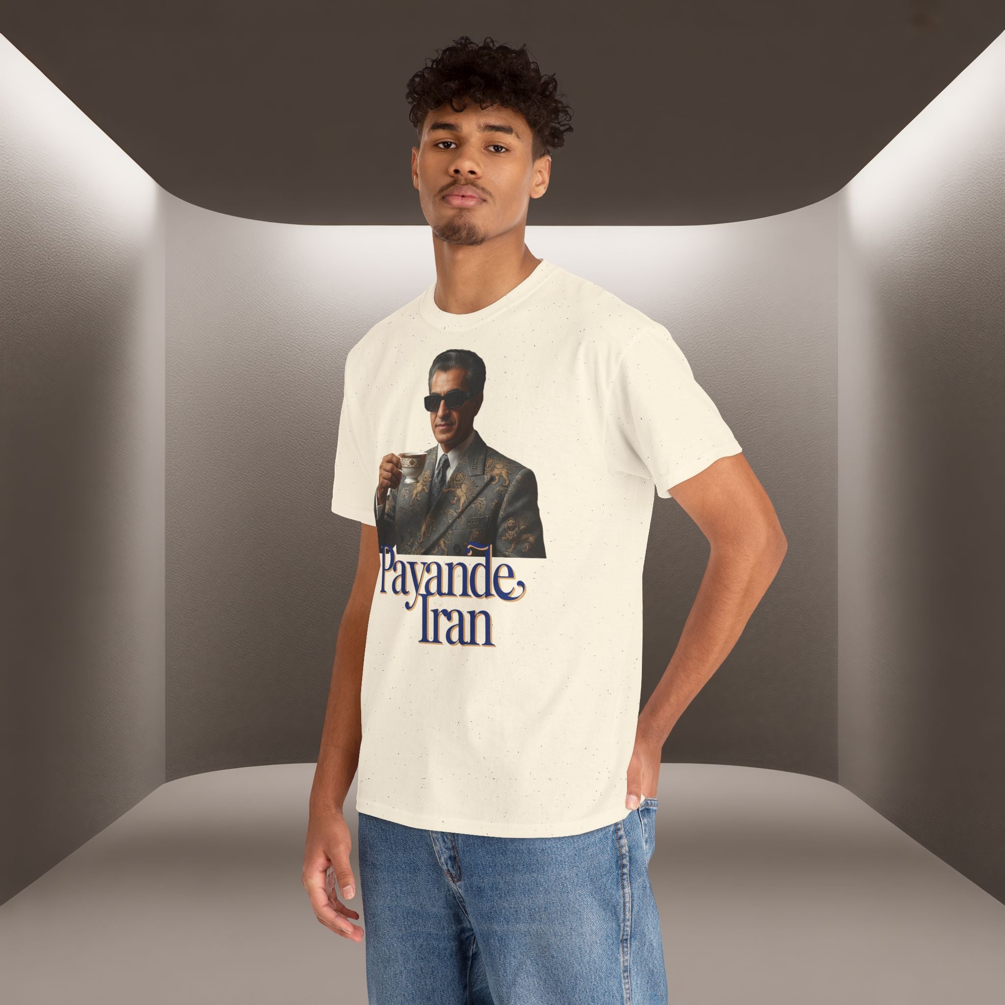 T-Shirt — "Payande Iran" Retro Style Tehran Nostalgia Tee