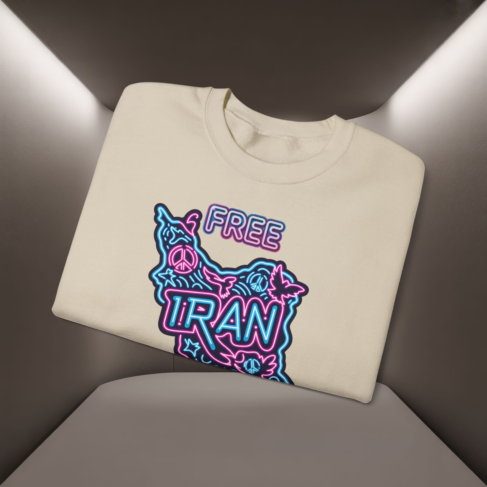 Free Iran Sweatshirt – Neon design, Premium Quality