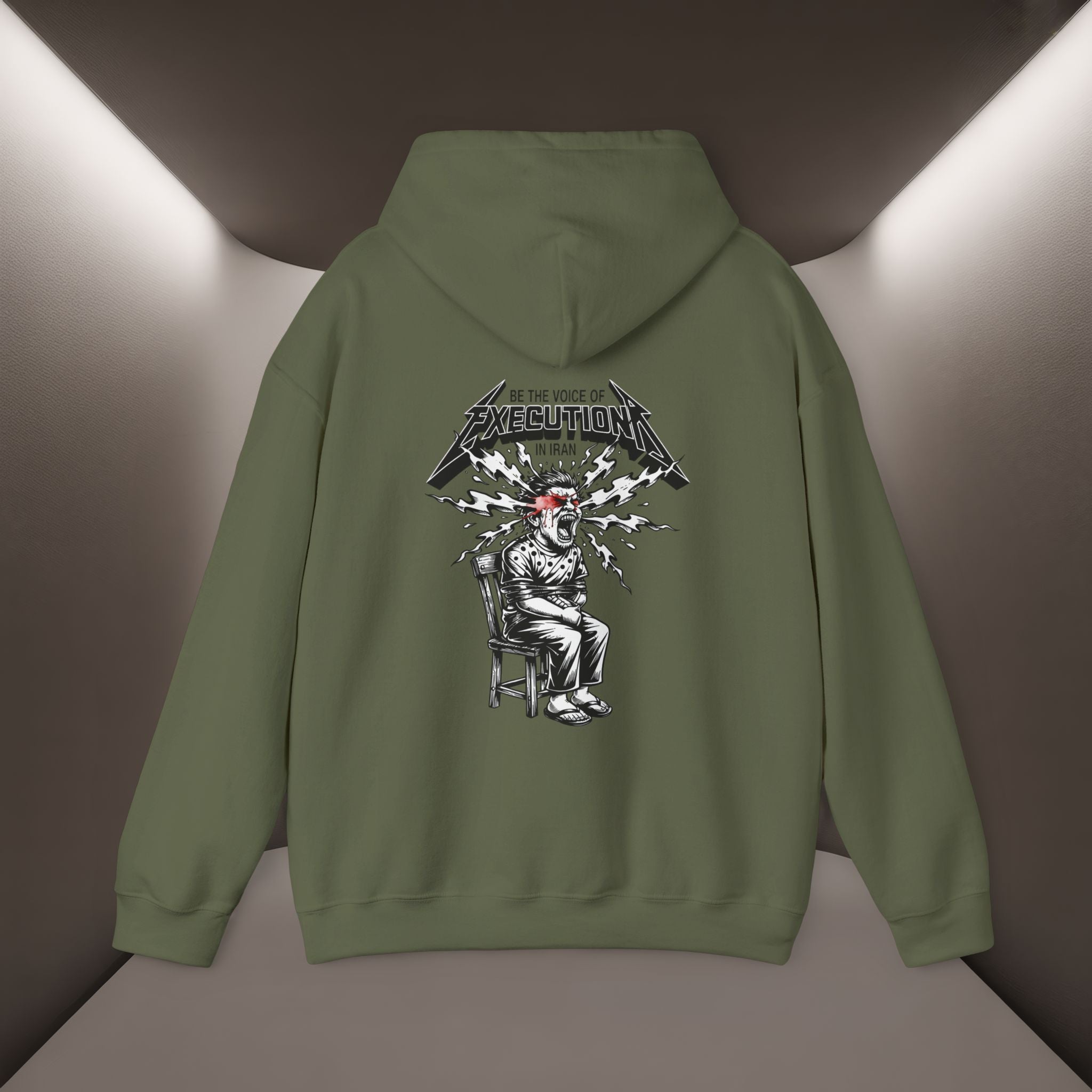 Be The Voice Of Execution In Iran Hoodie, 47 Years Hoodie - Peraian Vibey