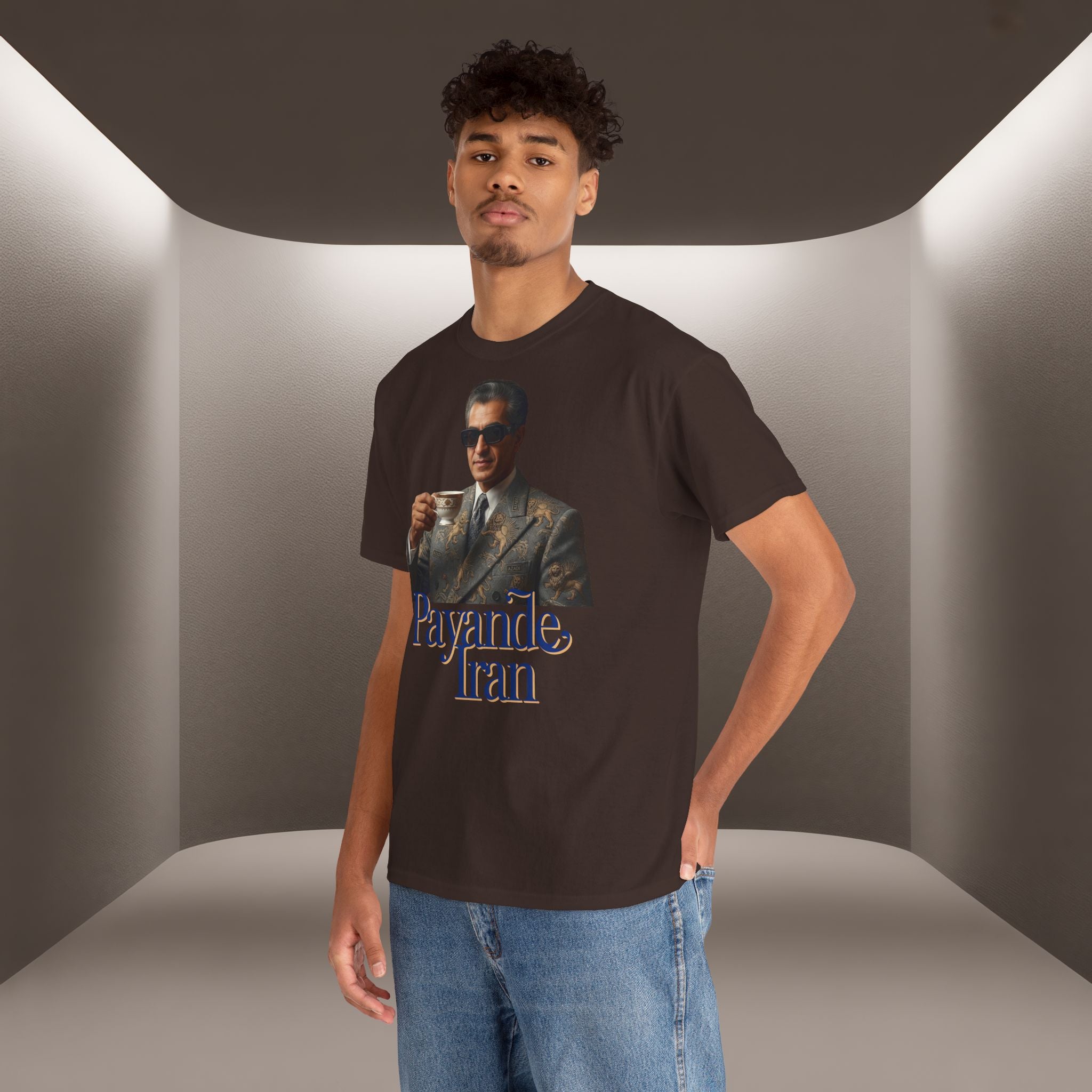 T-Shirt — "Payande Iran" Retro Style Tehran Nostalgia Tee