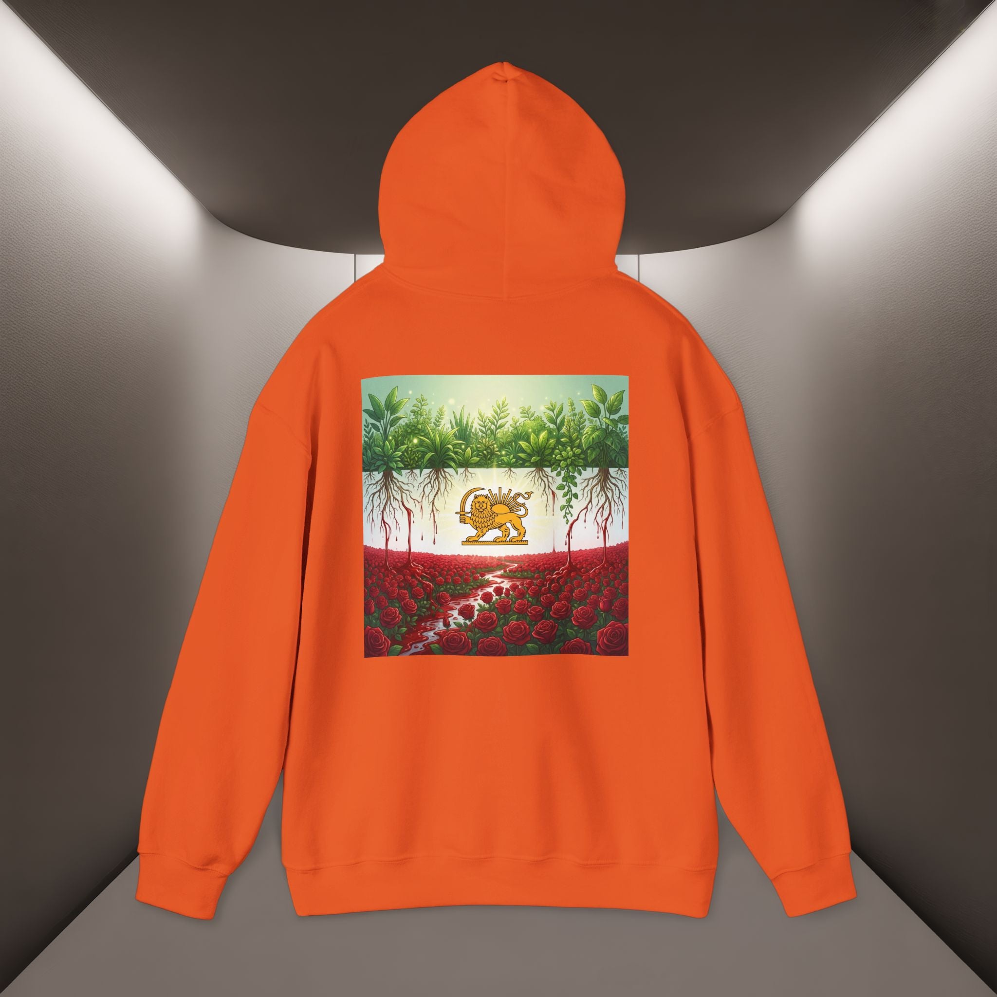 Persian Flag Conceptual Graphic, Unisex Hoodie
