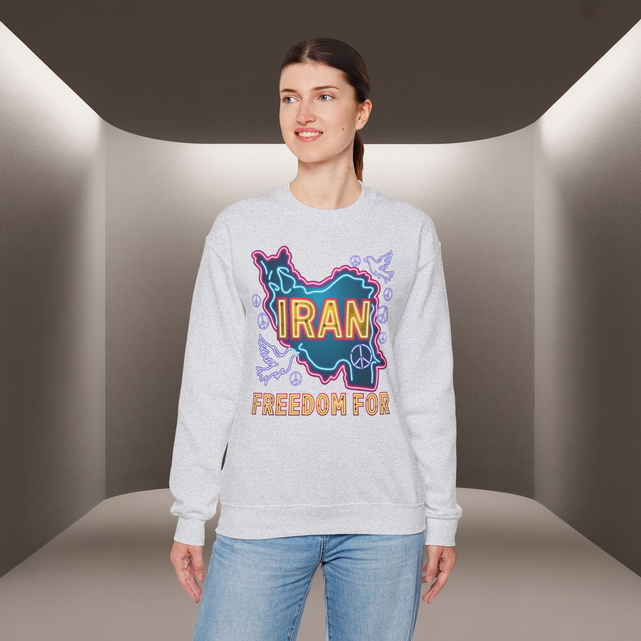 Freedom For Iran Sweatshirt - Unisex, Premium Quality