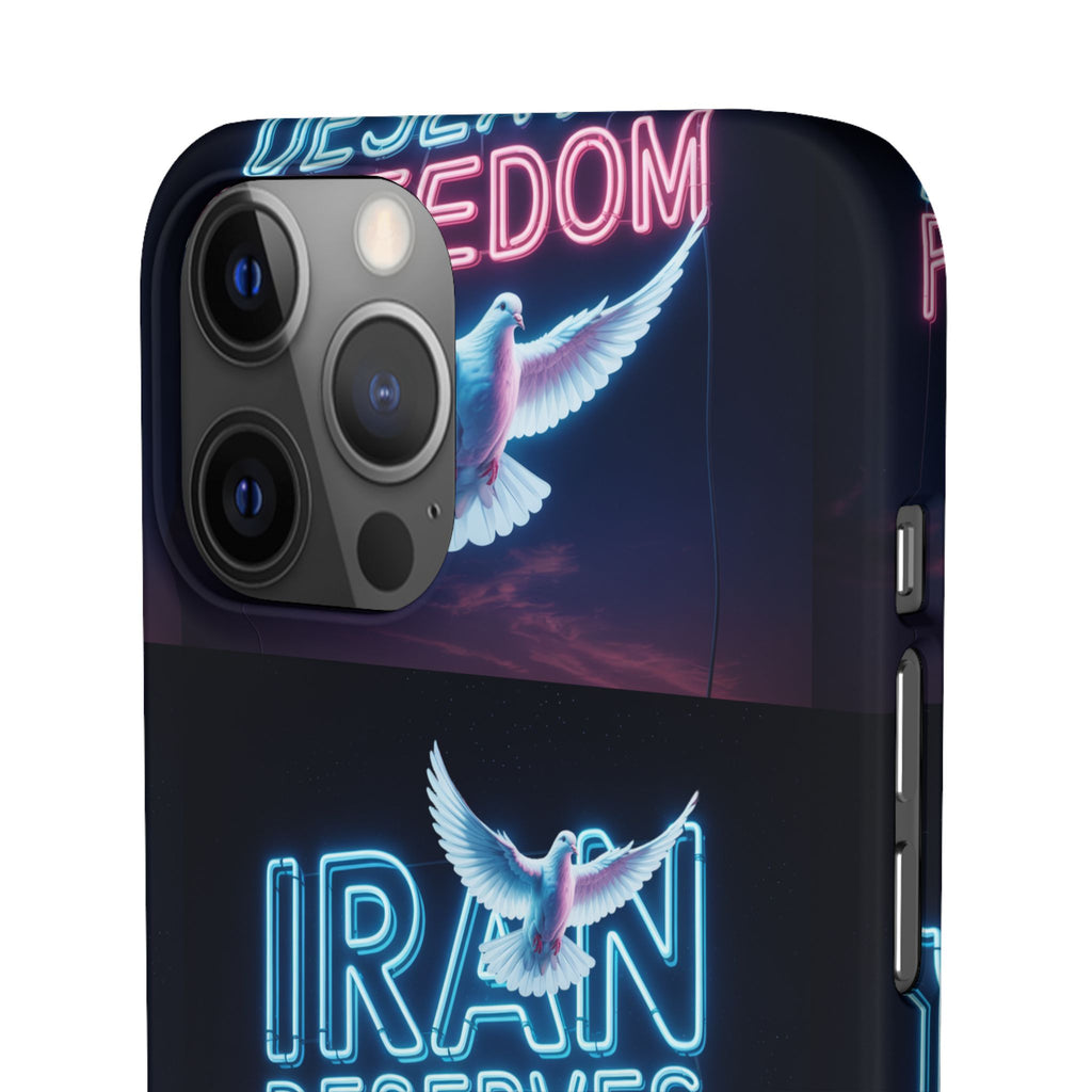 "Iran Deserves Freedom" Phone cases- For all models