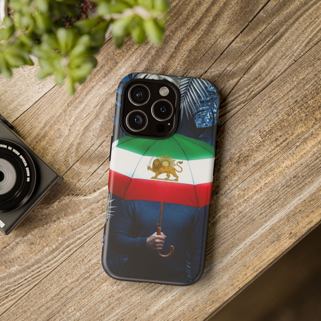 Iran Flag umbrella design phone Case