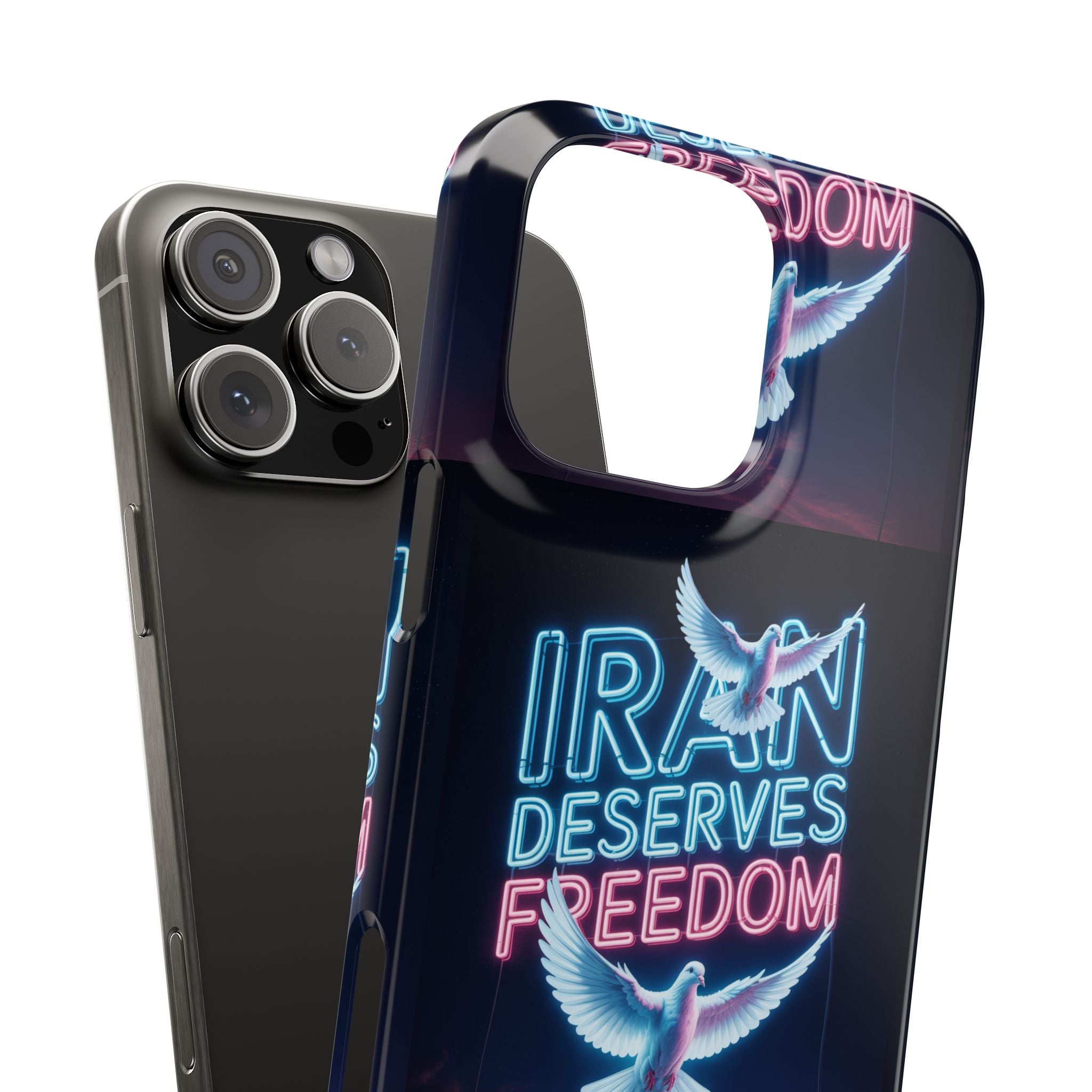 "Iran Deserves Freedom" Phone cases- For all models