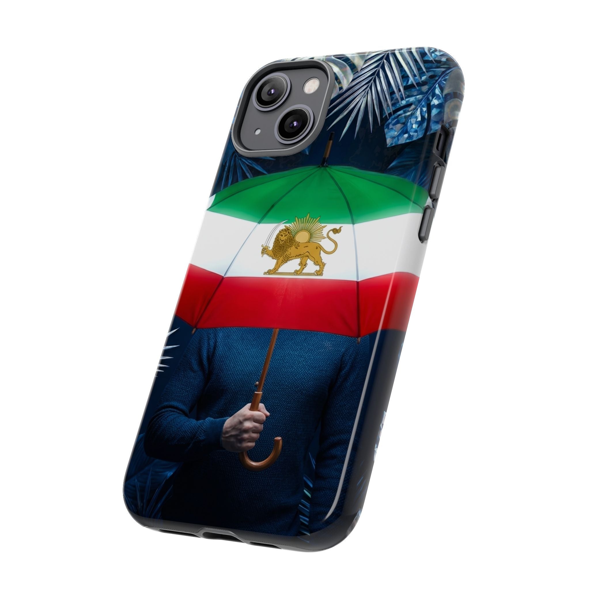 Iran Flag umbrella design phone Case