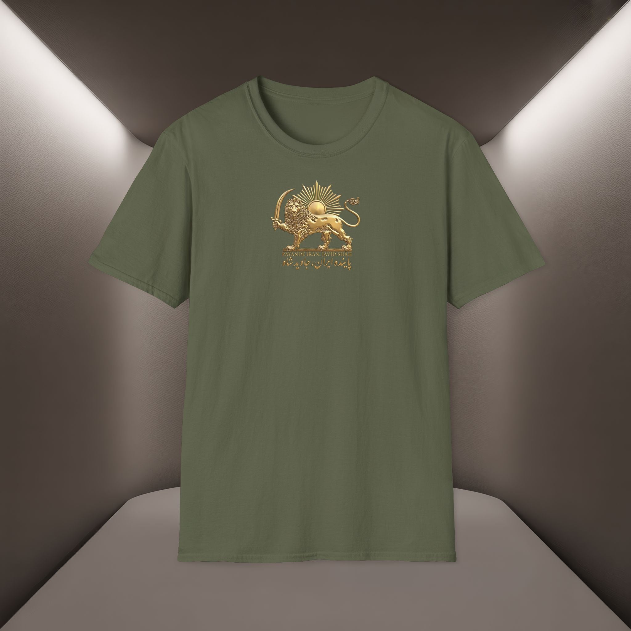 Persian Lion & The Sun Unisex T‑Shirt- Payande Iran, Javid Shah tshirt