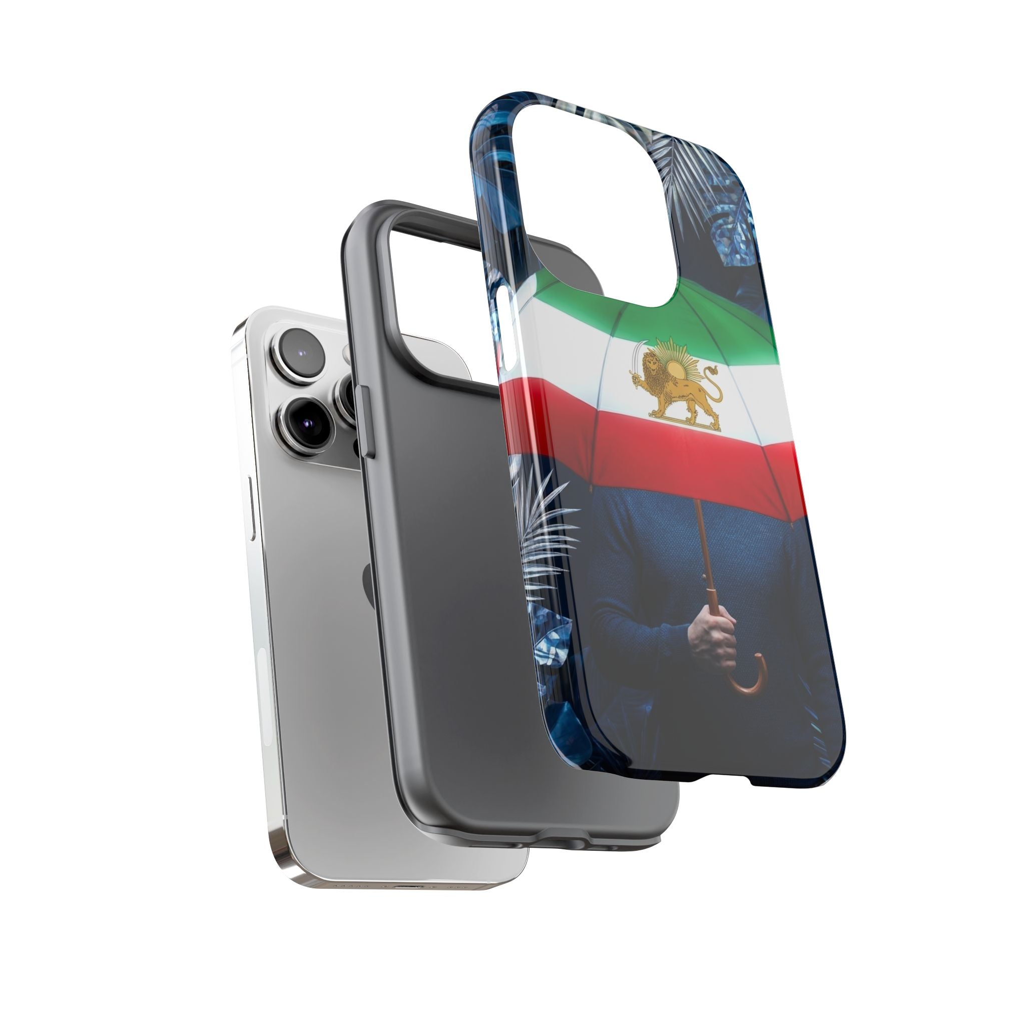 Iran Flag umbrella design phone Case