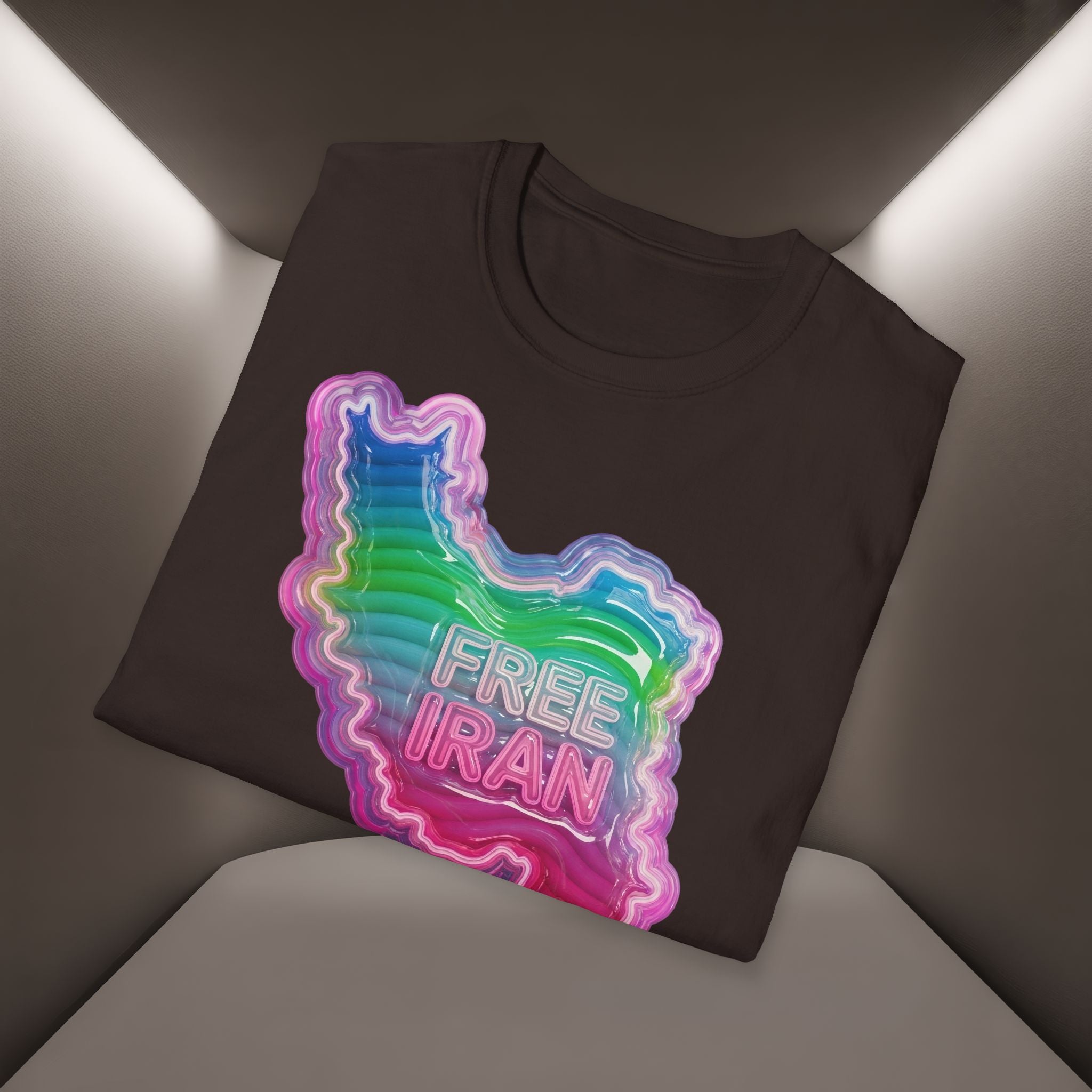 Free Iran Digital art design T-Shirt, Premium Quality