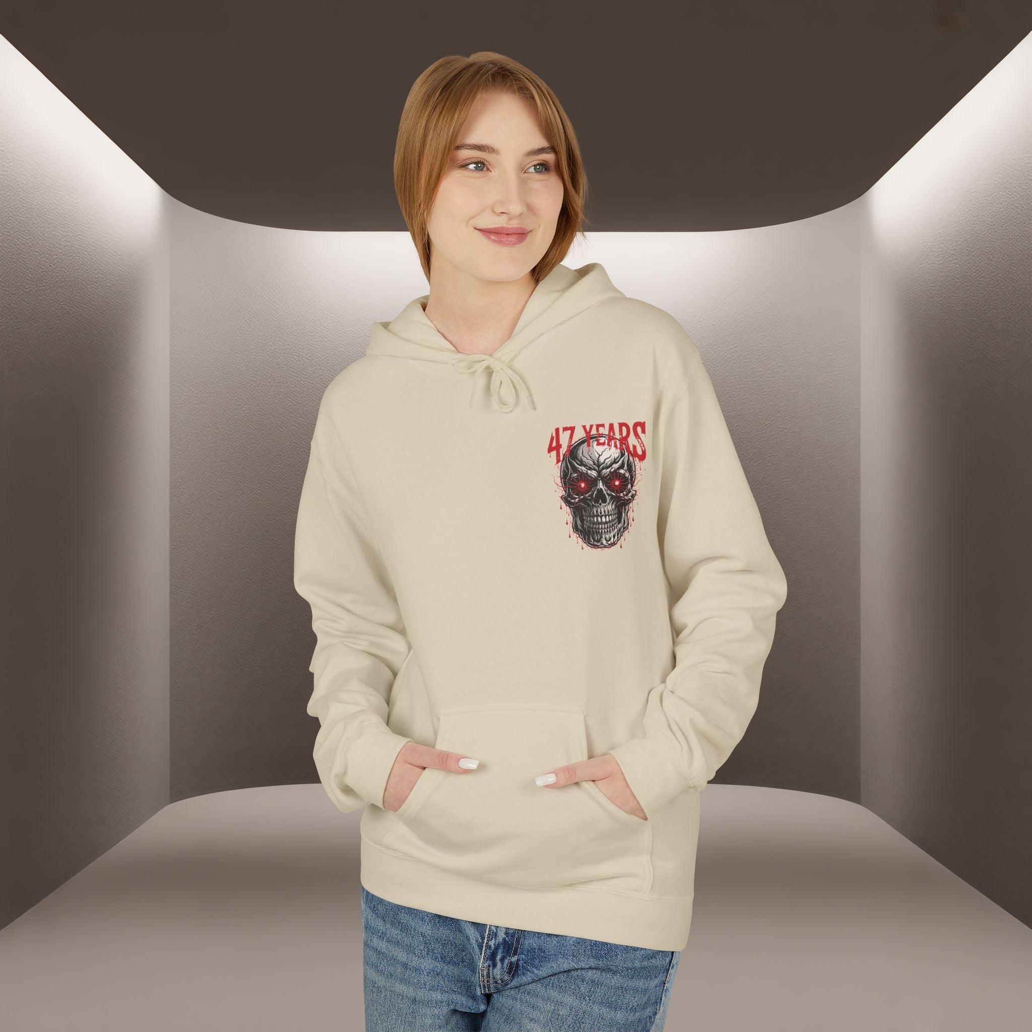 Be the Voice of execution in Iran Hoodie - 47 years Skull Hoodie