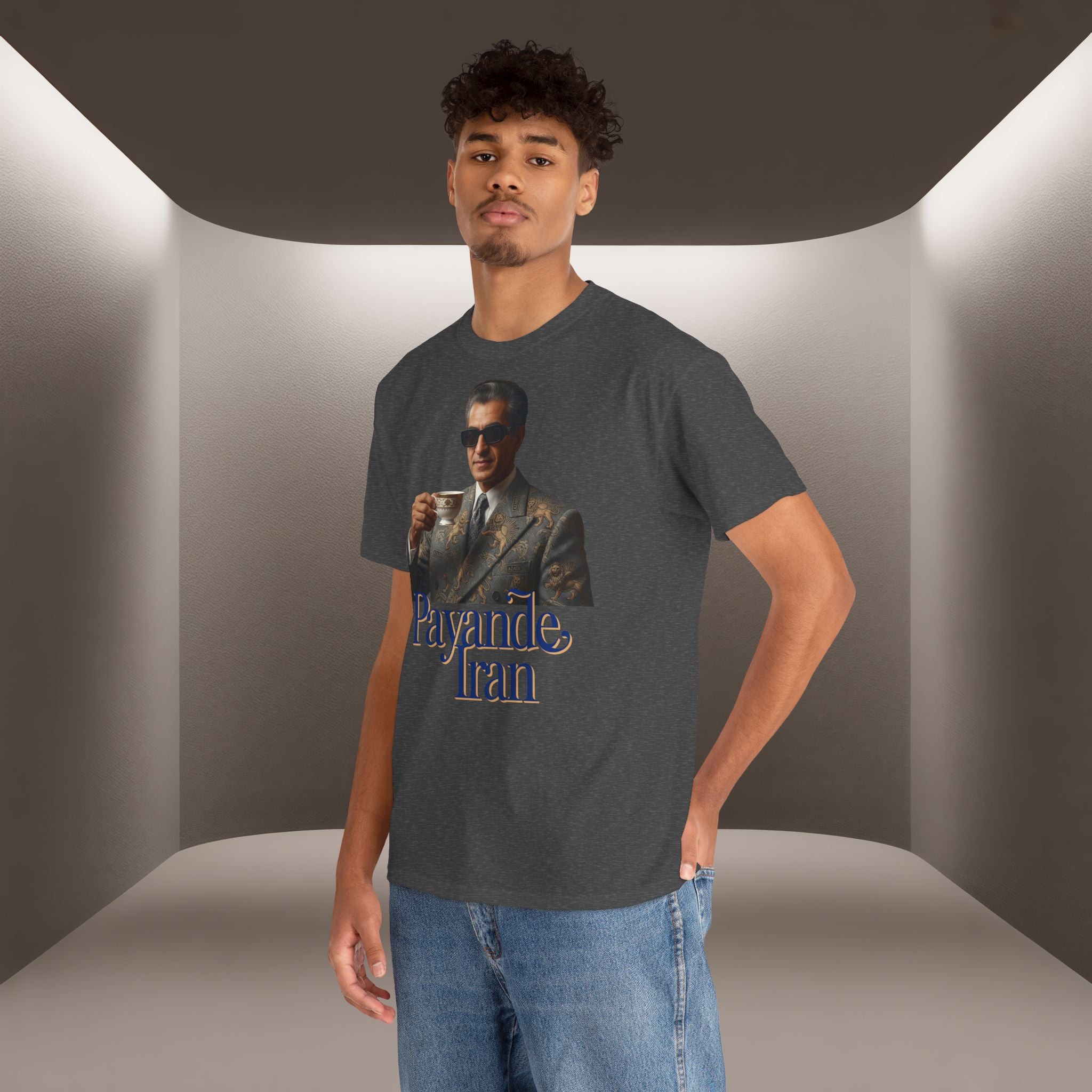 T-Shirt — "Payande Iran" Retro Style Tehran Nostalgia Tee