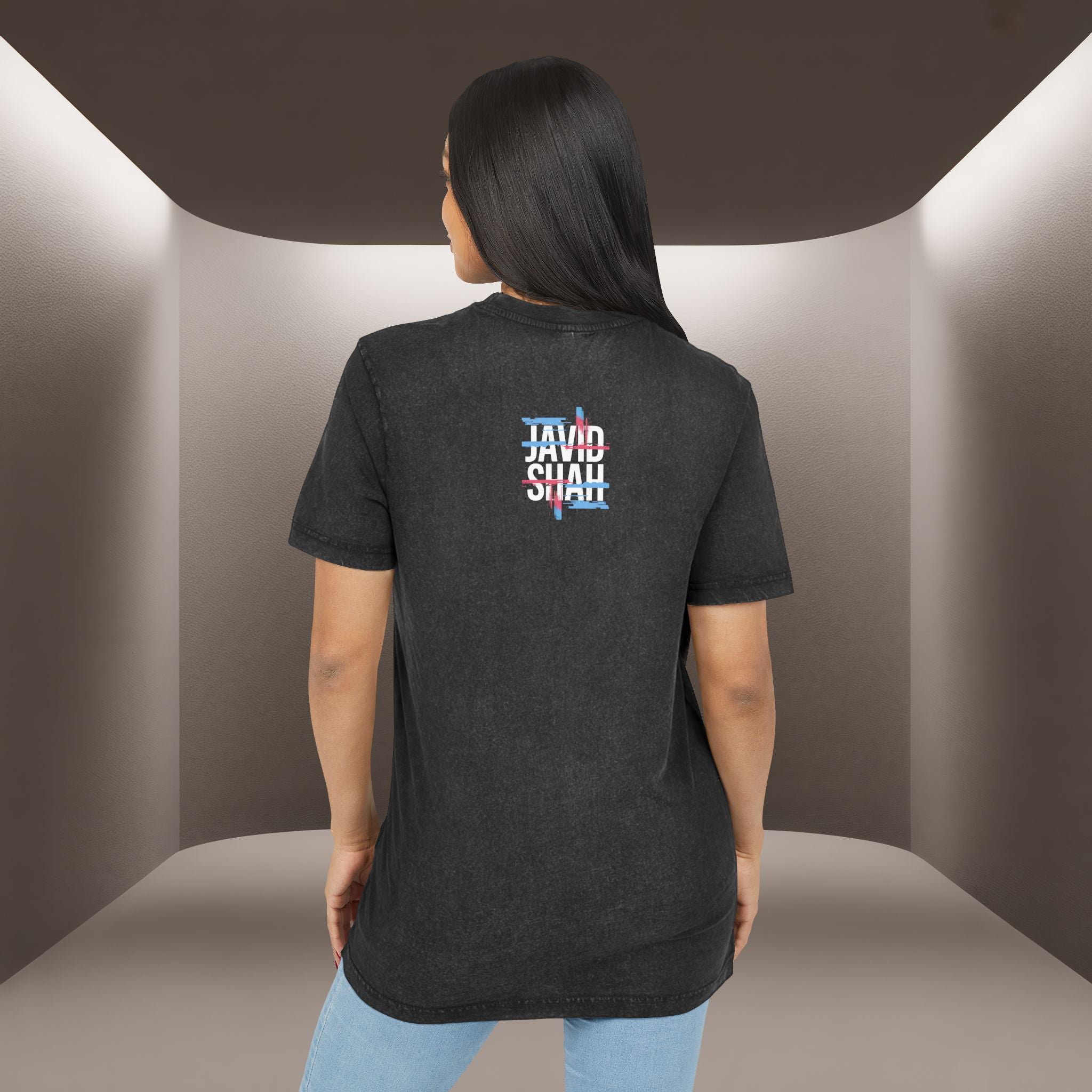 Javid Shah Acid-Wash T-Shirt— Persian Cat T-Shirt