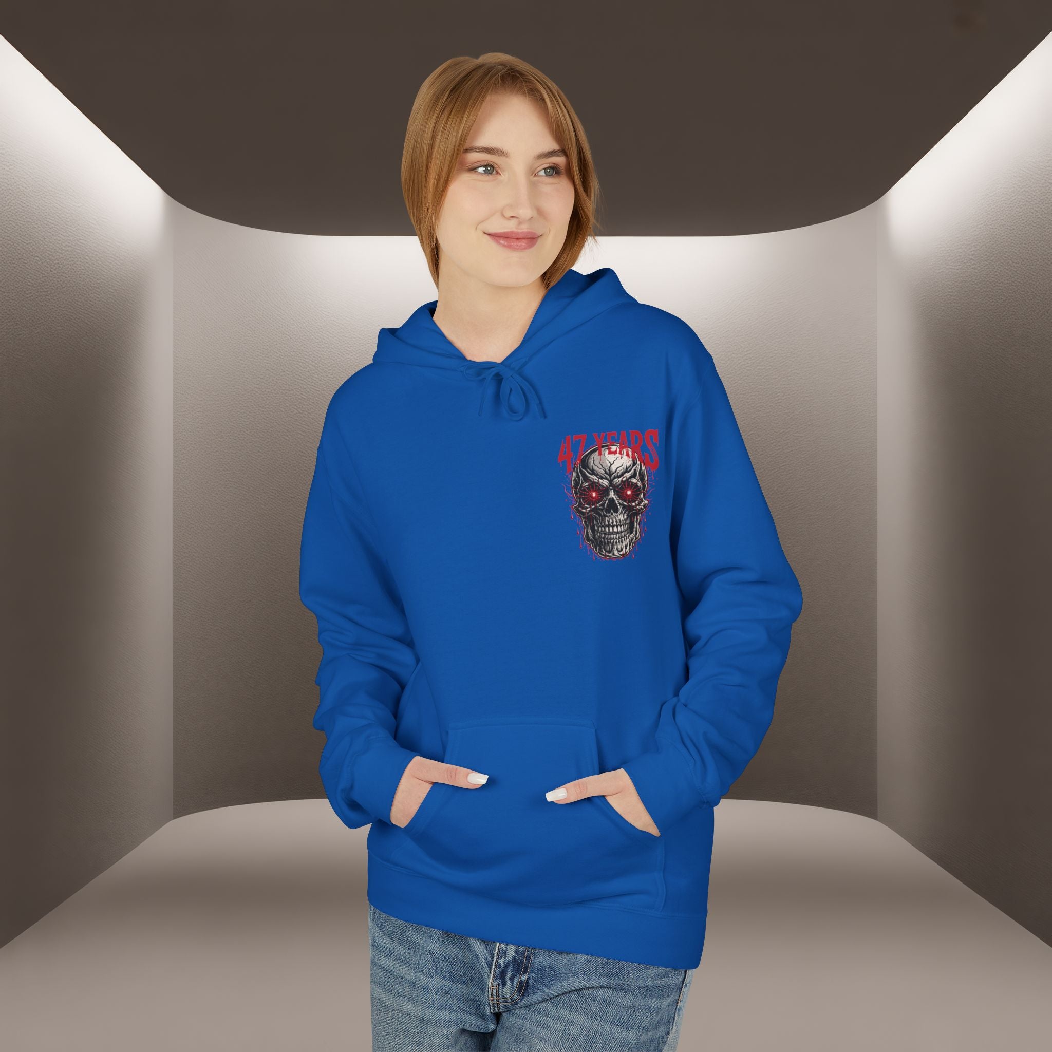 Be the Voice of execution in Iran Hoodie - 47 years Skull Hoodie