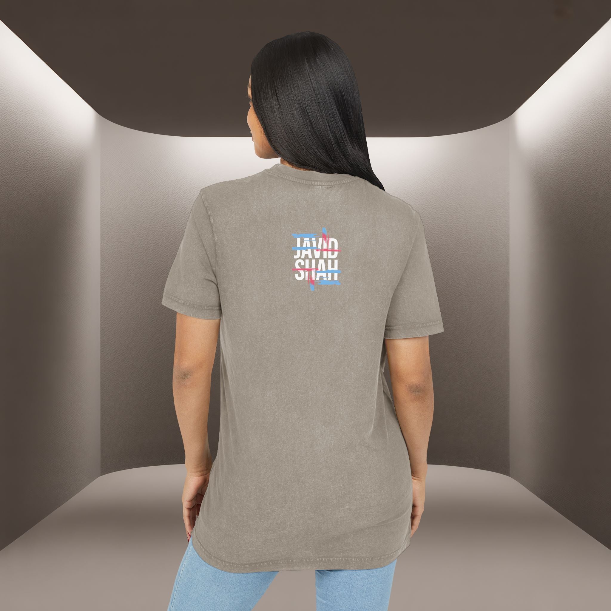 Javid Shah Acid-Wash T-Shirt— Persian Cat T-Shirt
