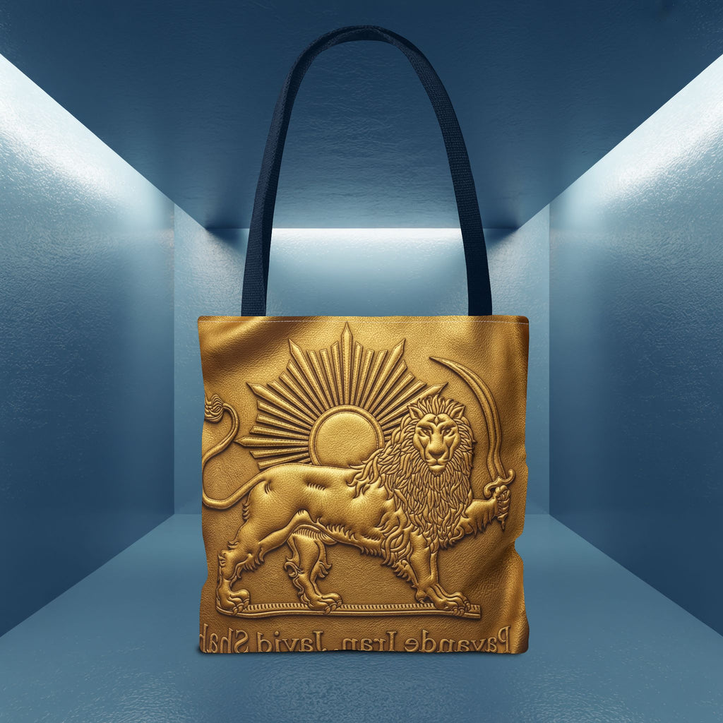 Payande Iran, Javid Shah Golden Unisex Bag- Persian Vibey bag