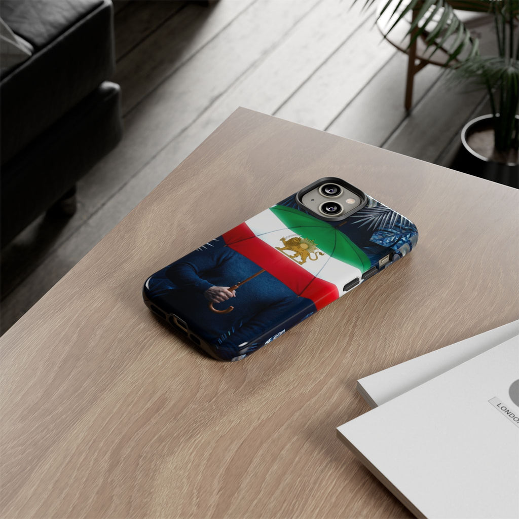 Iran Flag umbrella design phone Case