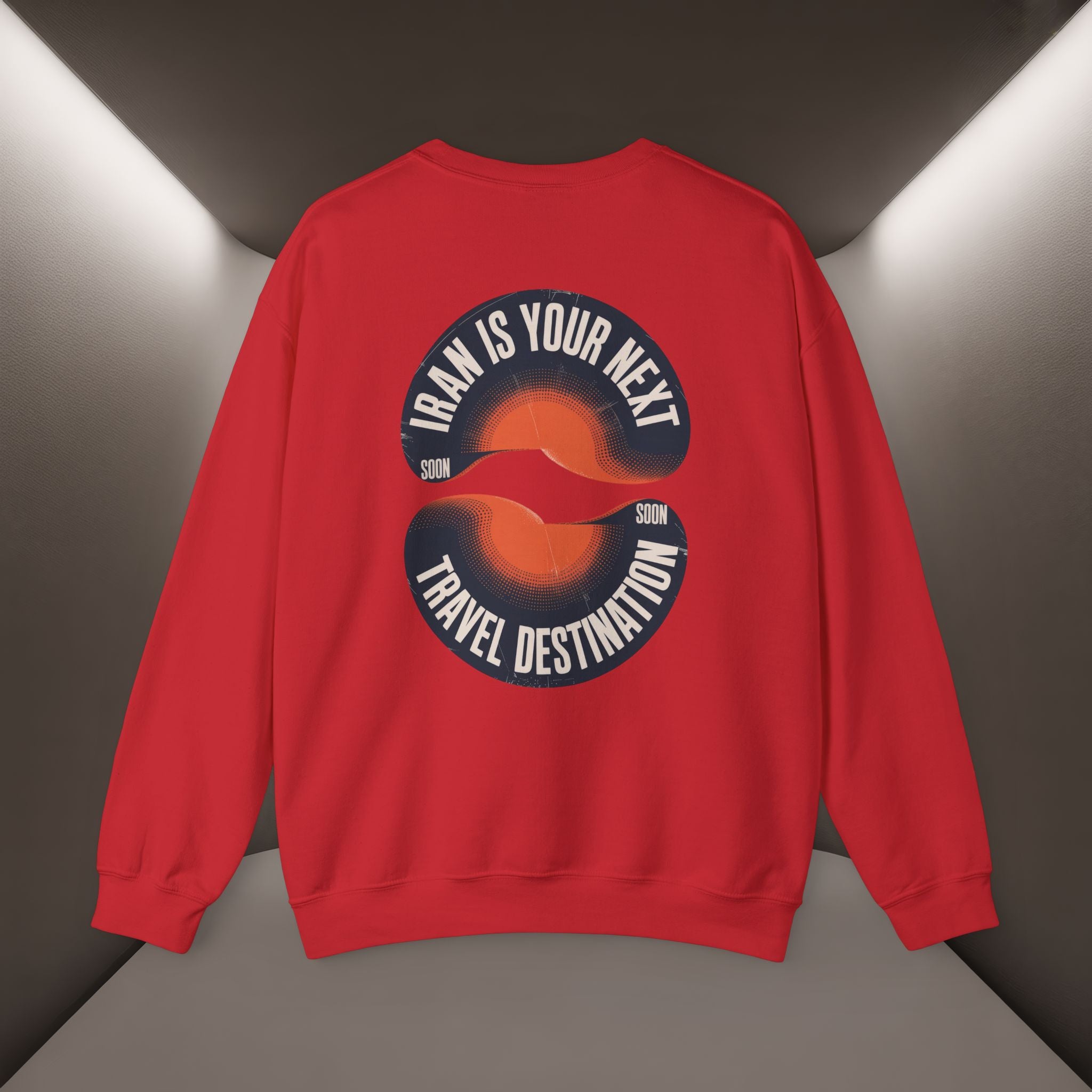 "Iran is your Next Travel Destination" Soon Sweatshirt " Javid Shah Design