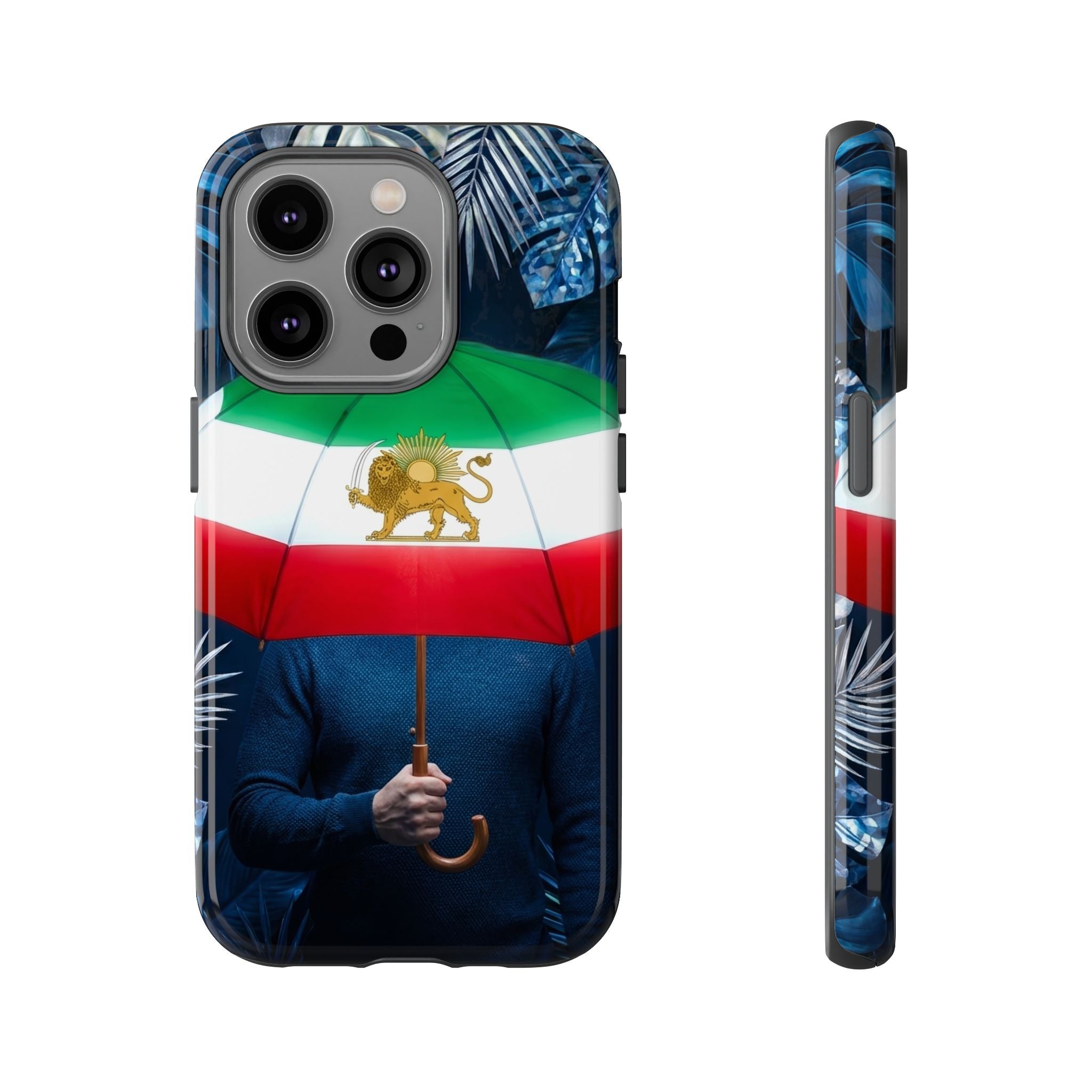 Iran Flag umbrella design phone Case