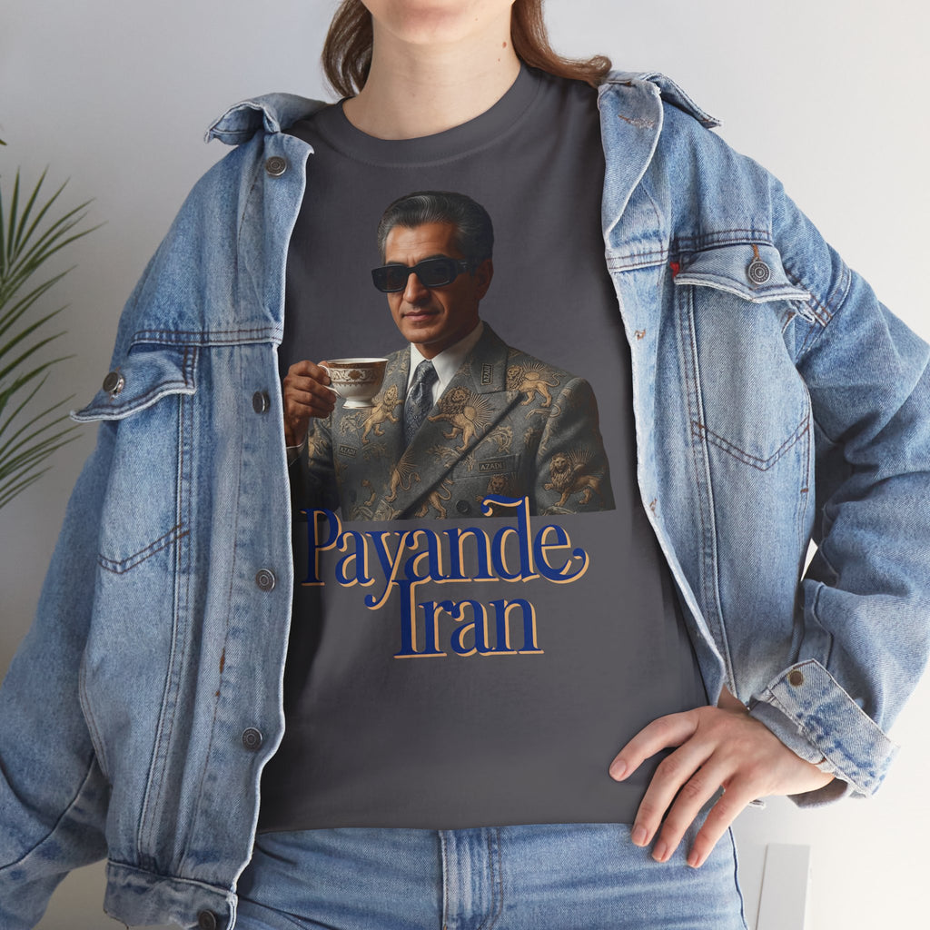 T-Shirt — "Payande Iran" Retro Style Tehran Nostalgia Tee