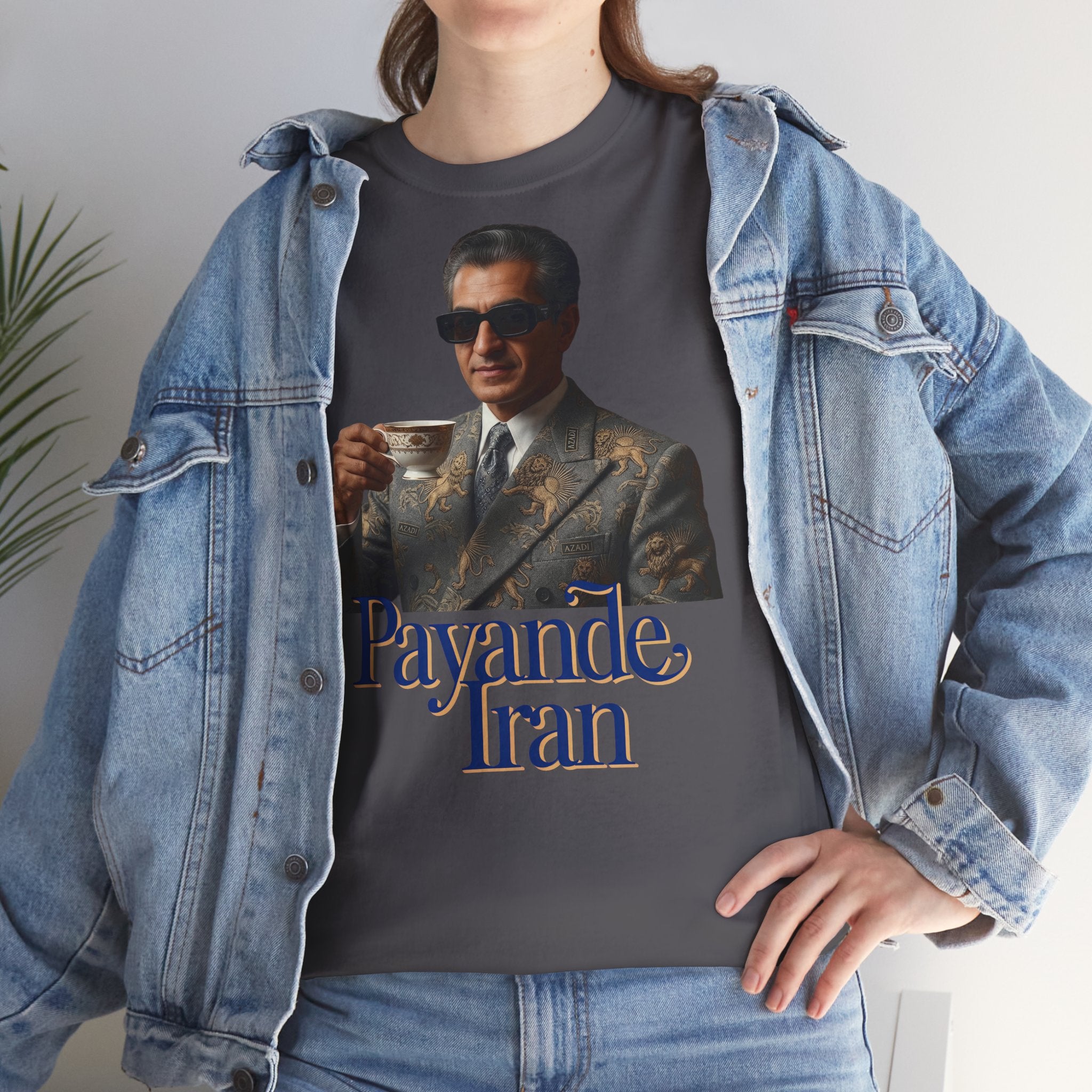 T-Shirt — "Payande Iran" Retro Style Tehran Nostalgia Tee