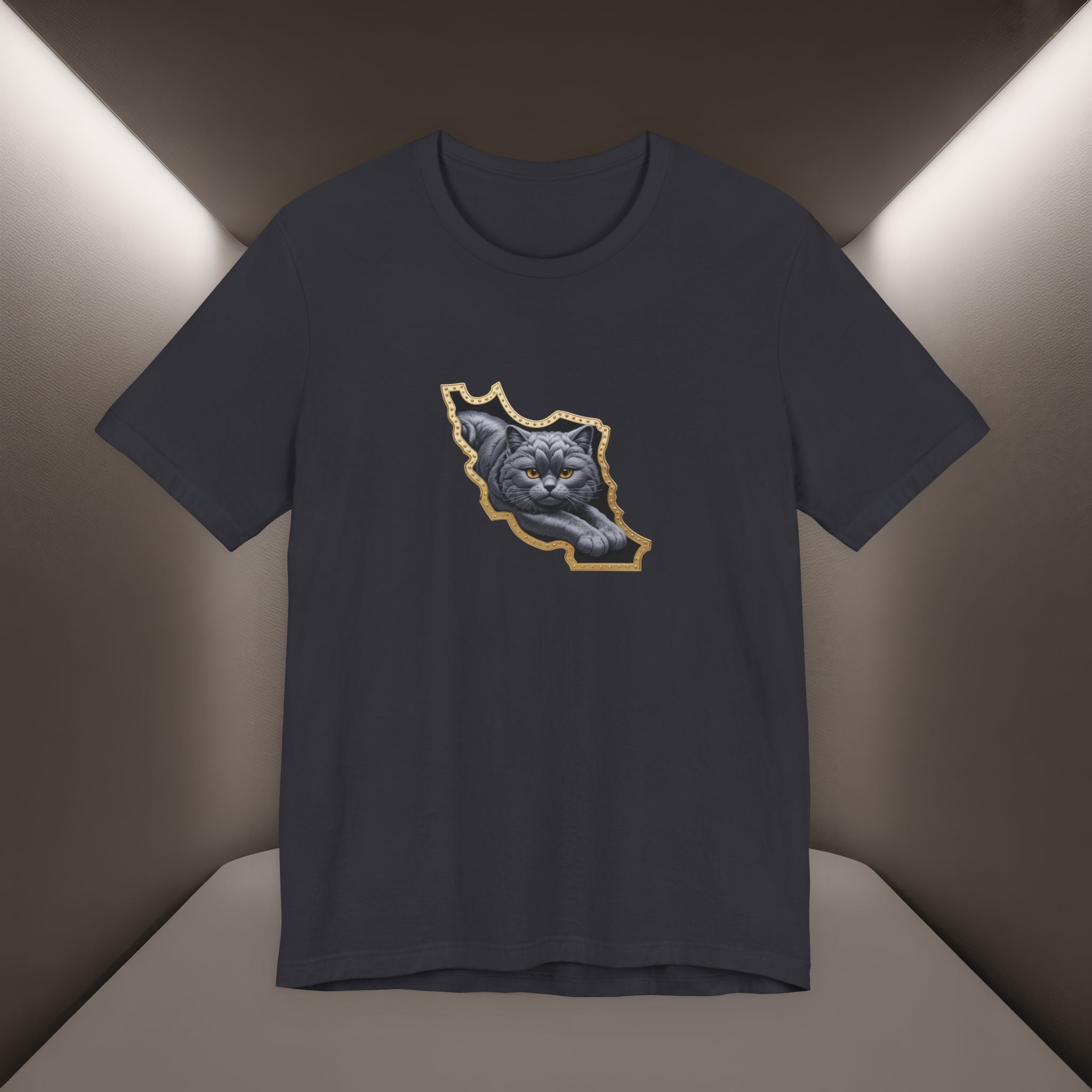 Persian Cat in a Persian Map Graphic design- unisex T-shirt- Premium quality