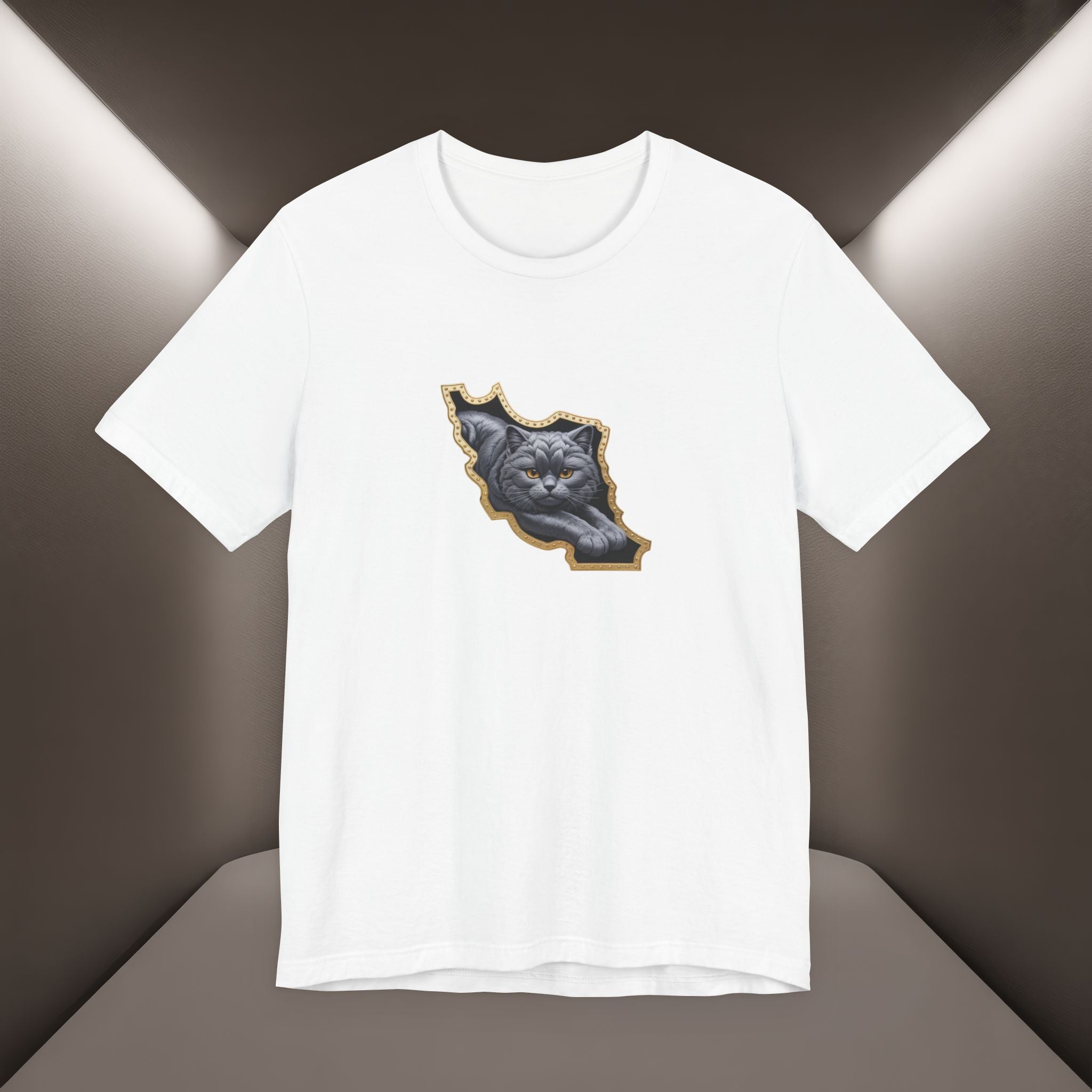 Persian Cat in a Persian Map Graphic design- unisex T-shirt- Premium quality