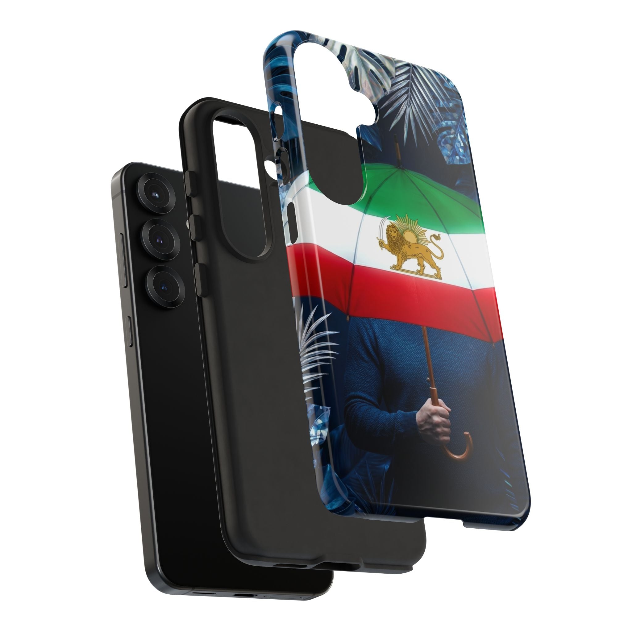 Iran Flag umbrella design phone Case