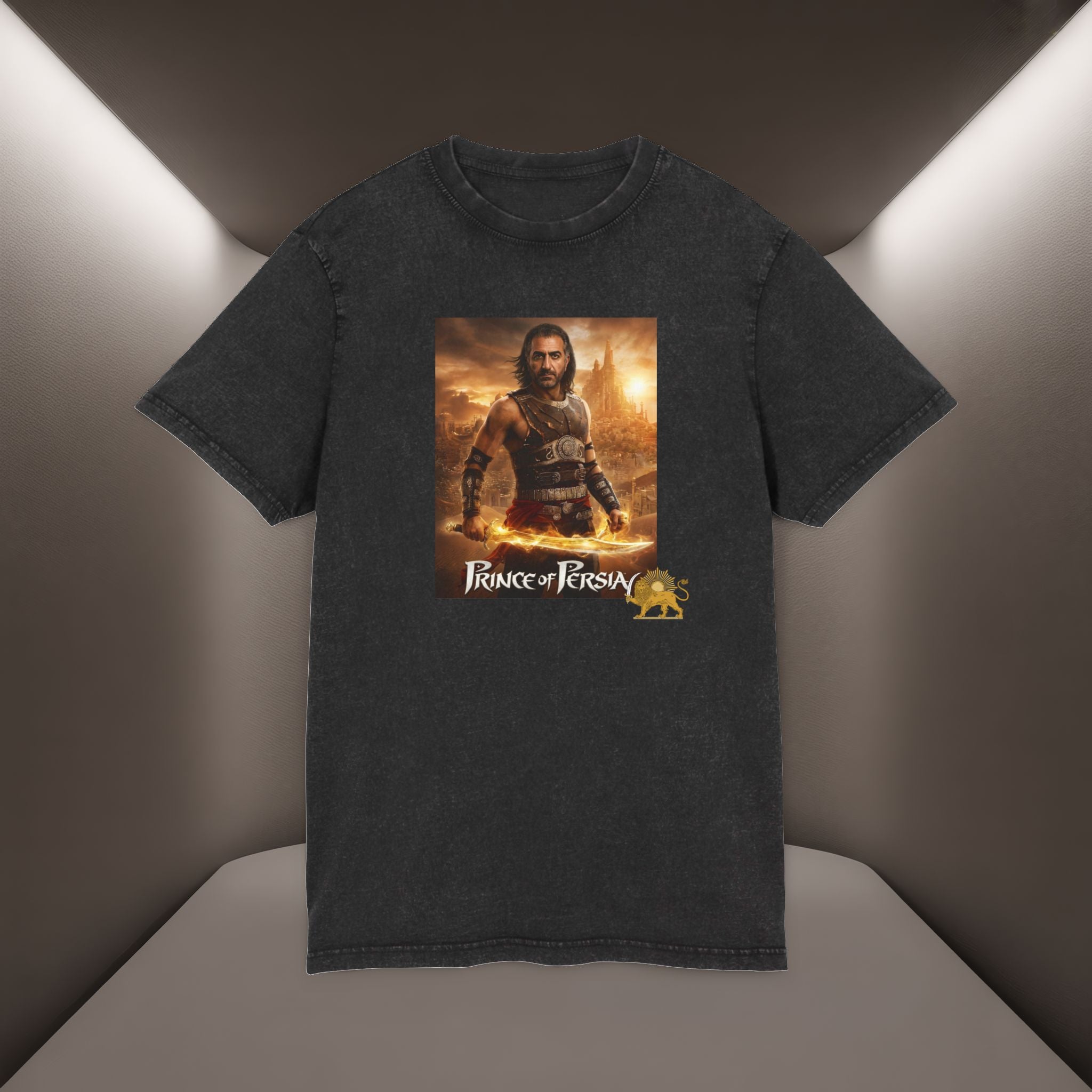 Prince of Persia Tshirt — Pahlavi Acid Wash Tshirt - Persian Vibey