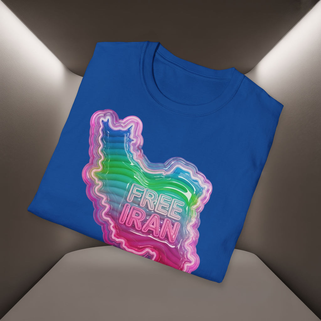 Free Iran Digital art design T-Shirt, Premium Quality