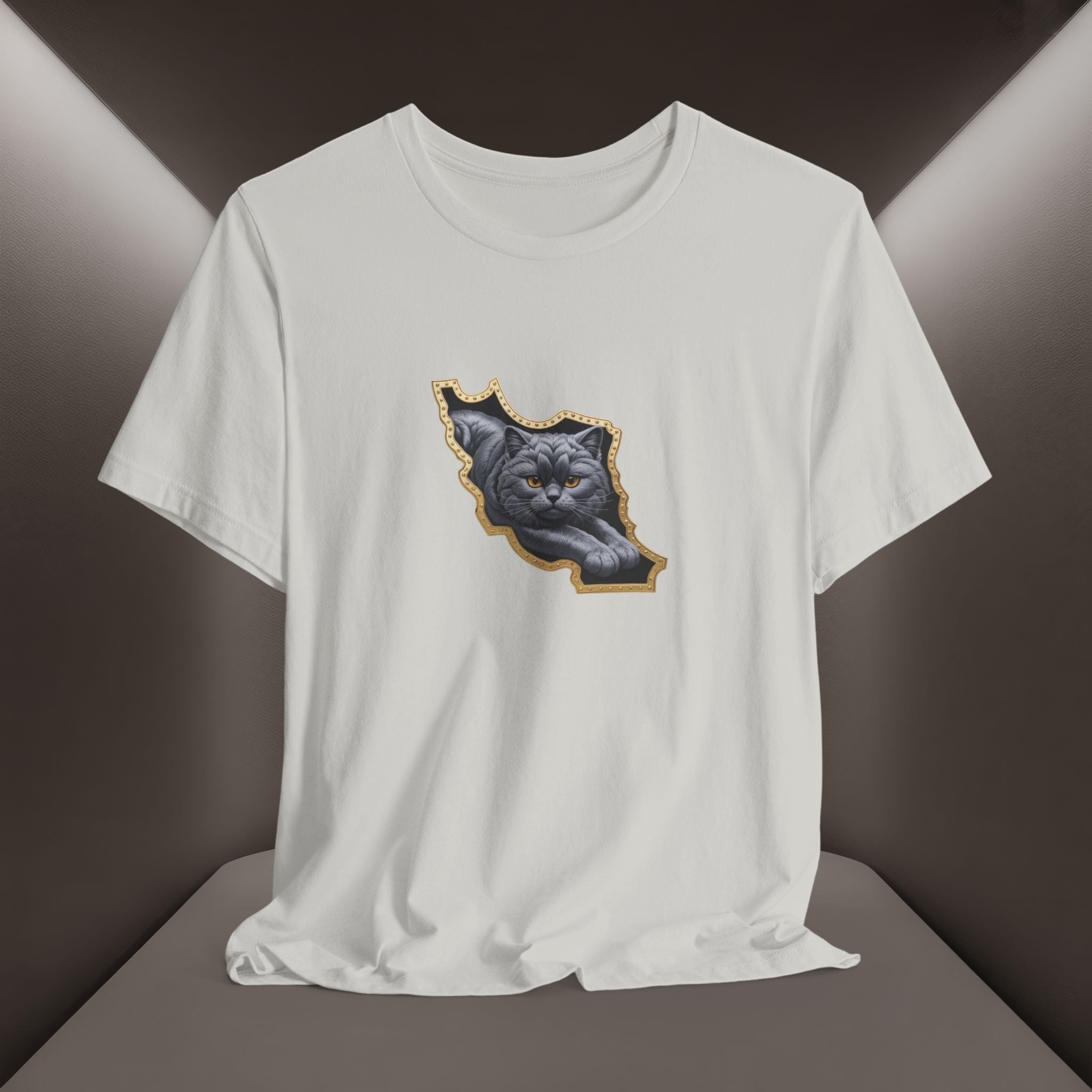 Persian Cat in a Persian Map Graphic design- unisex T-shirt- Premium quality