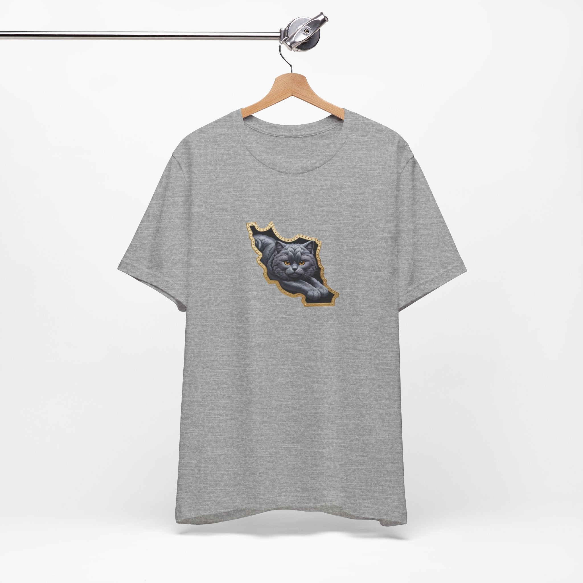 Persian Cat in a Persian Map Graphic design- unisex T-shirt- Premium quality