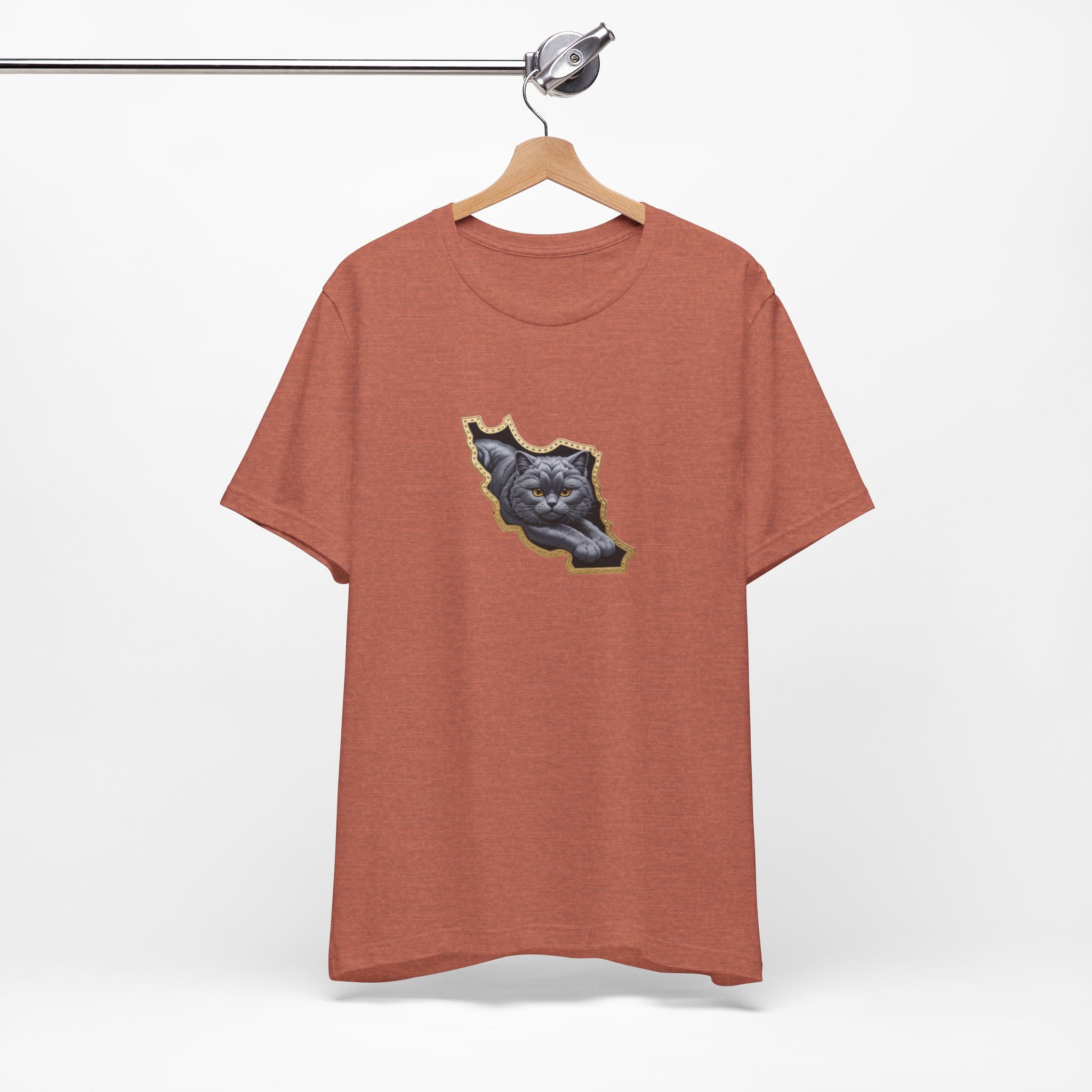 Persian Cat in a Persian Map Graphic design- unisex T-shirt- Premium quality