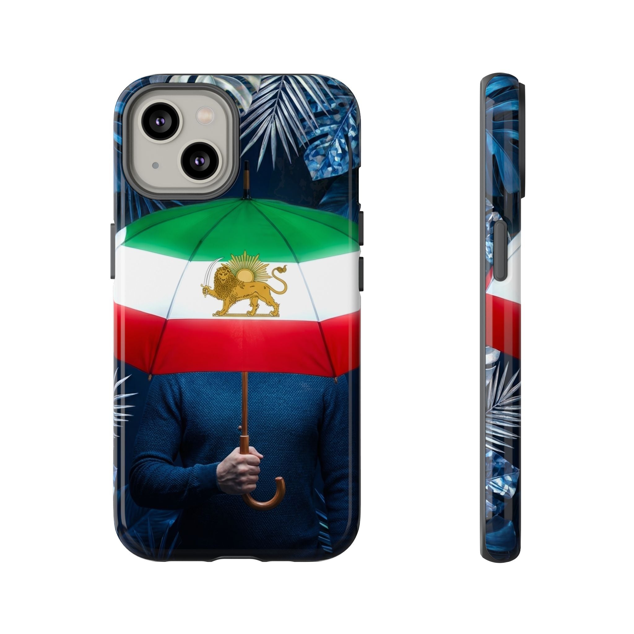 Iran Flag umbrella design phone Case