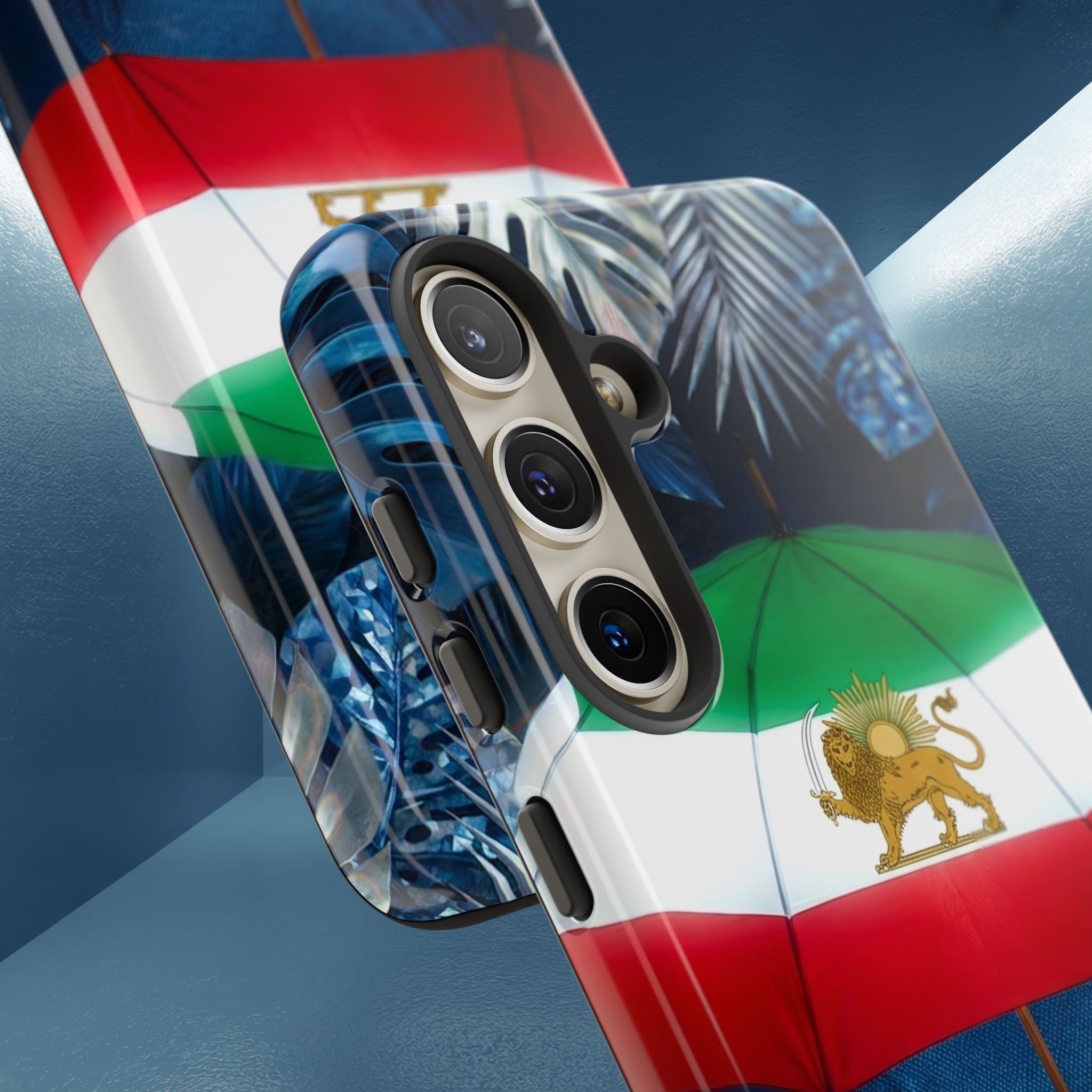 Iran Flag umbrella design phone Case