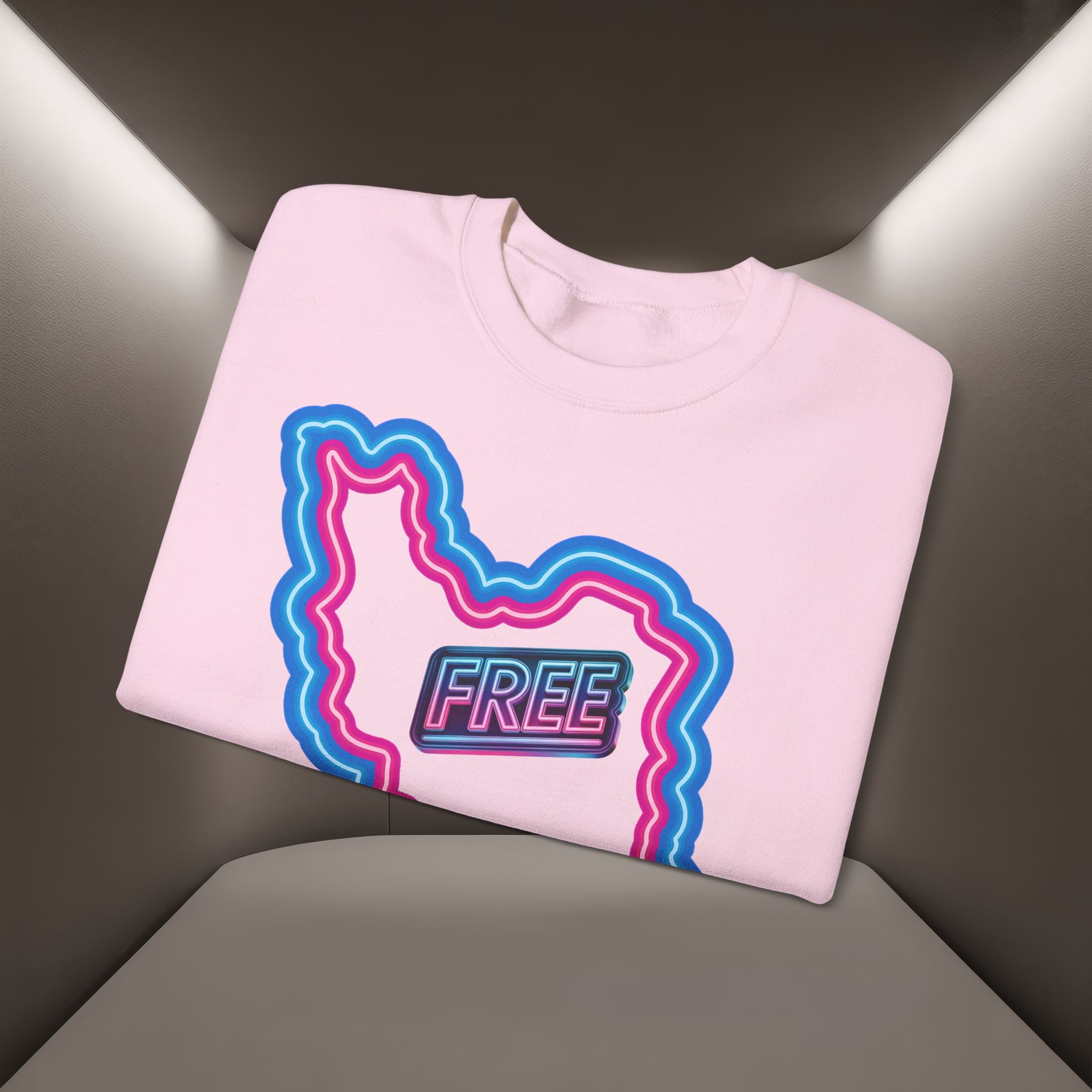 Free Iran Sweatshirt — Neon design - Premium Quality