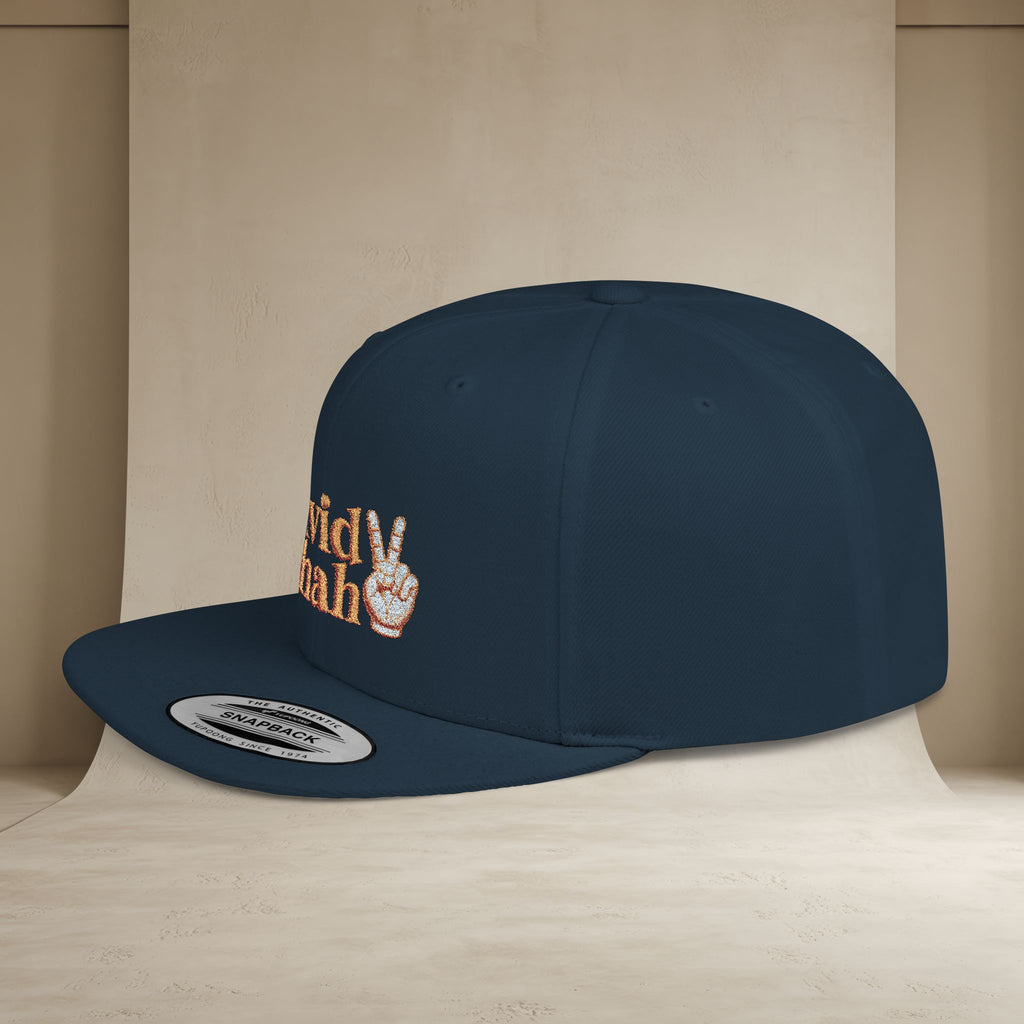 Javid Shah Embroidered Snapback Hat — (GoldoOzi)