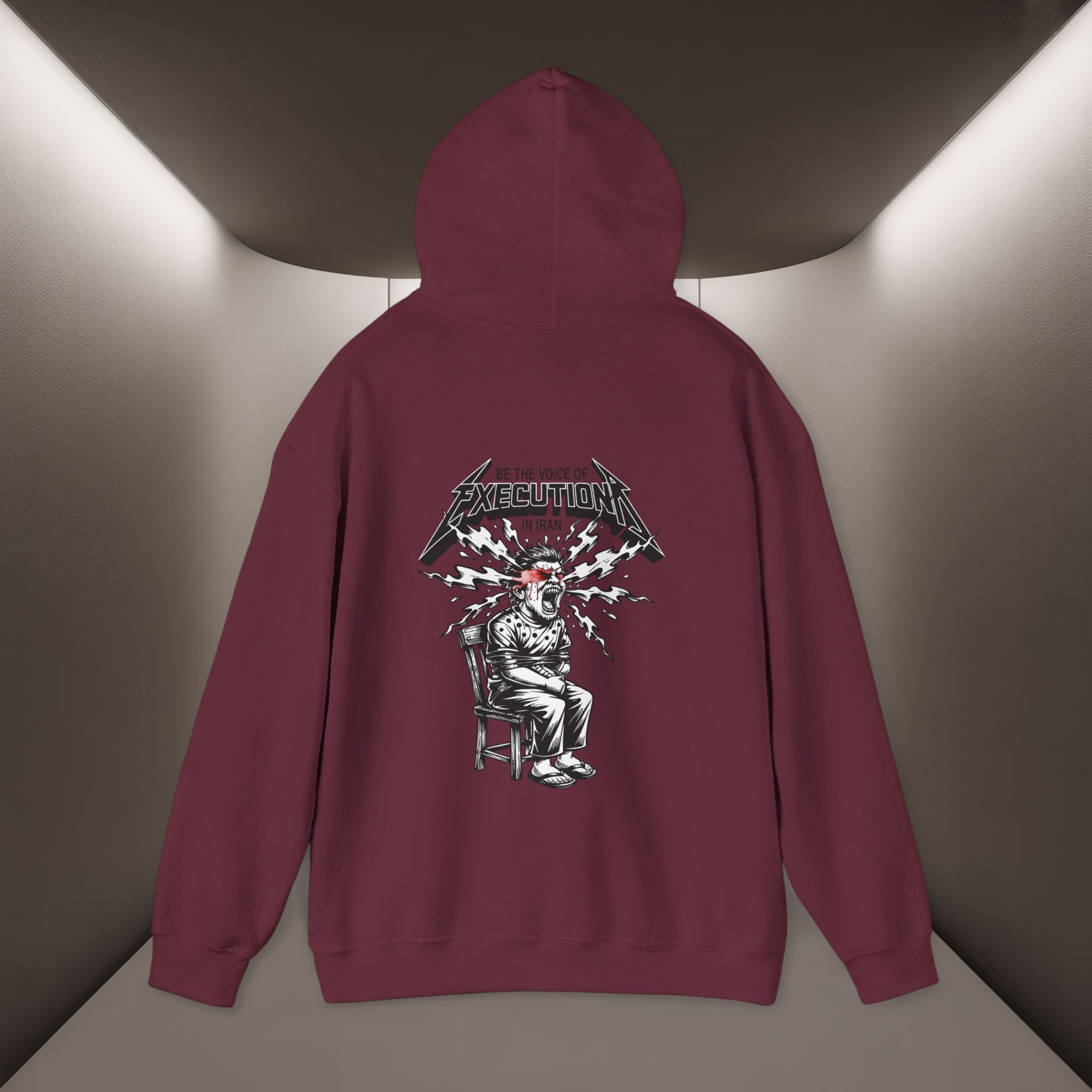 Be The Voice Of Execution In Iran Hoodie, 47 Years Hoodie - Peraian Vibey