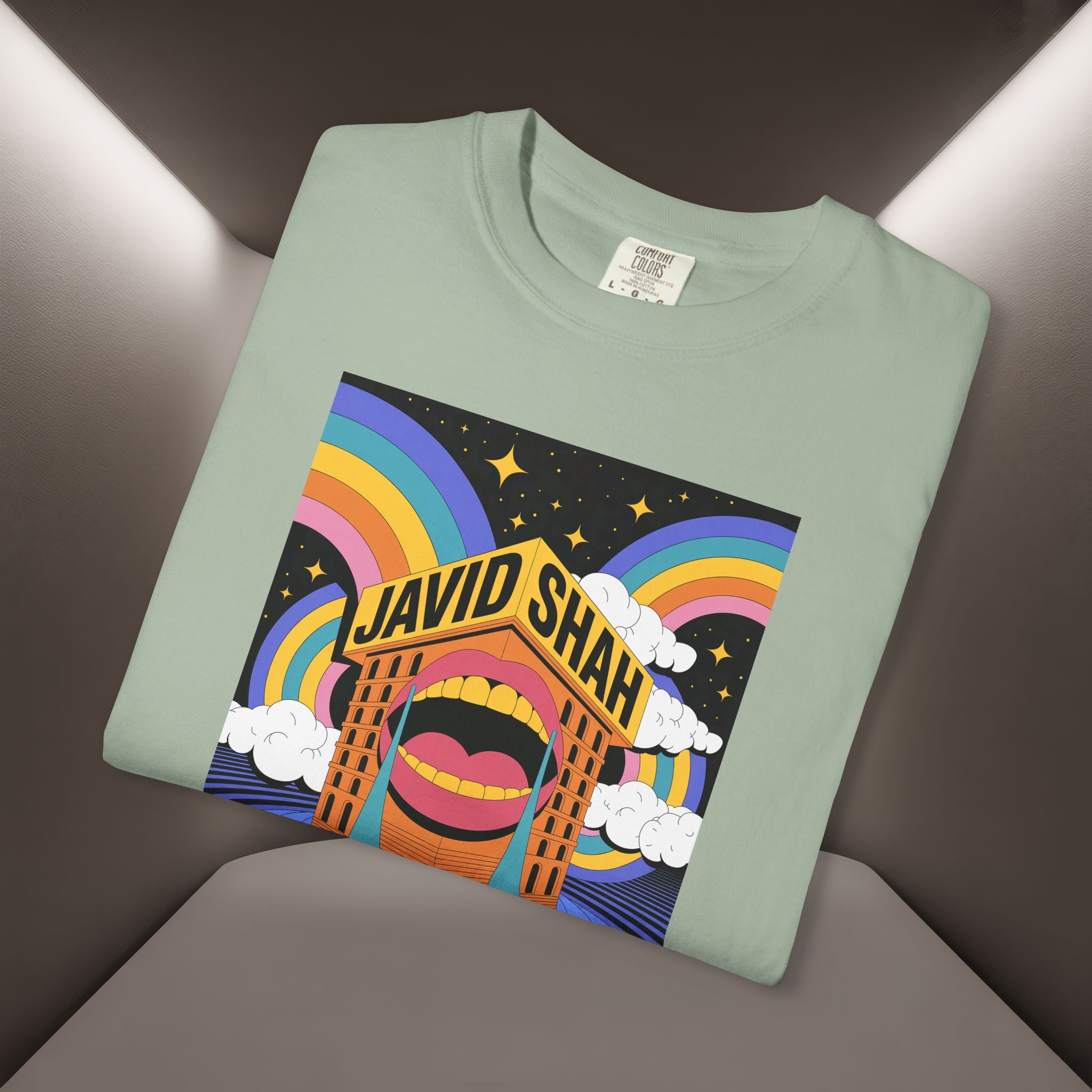 Javid Shah Unisex Garment-Dyed T-shirt