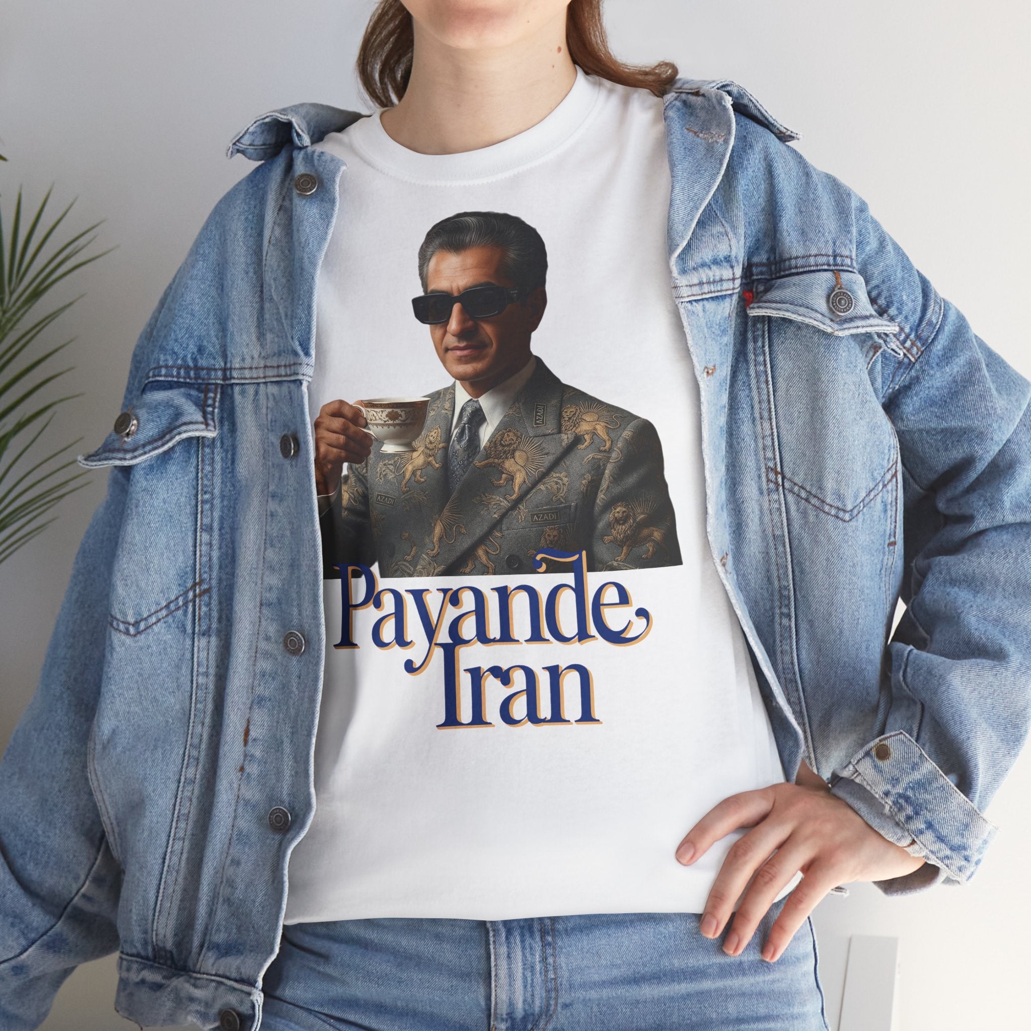 T-Shirt — "Payande Iran" Retro Style Tehran Nostalgia Tee